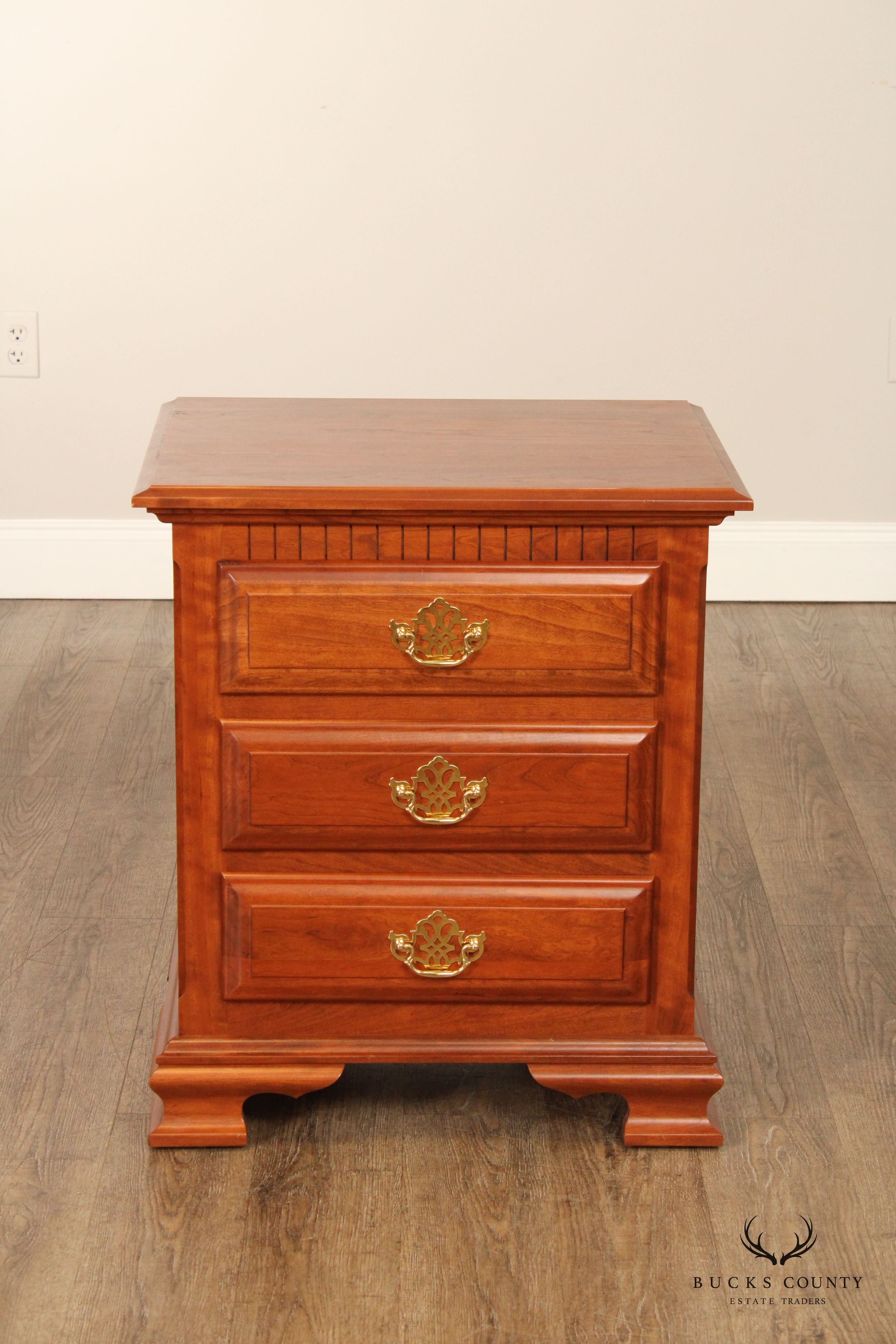 Millcraft 'Victoria's Tradition' Solid Cherry Three-Drawer Nightstand