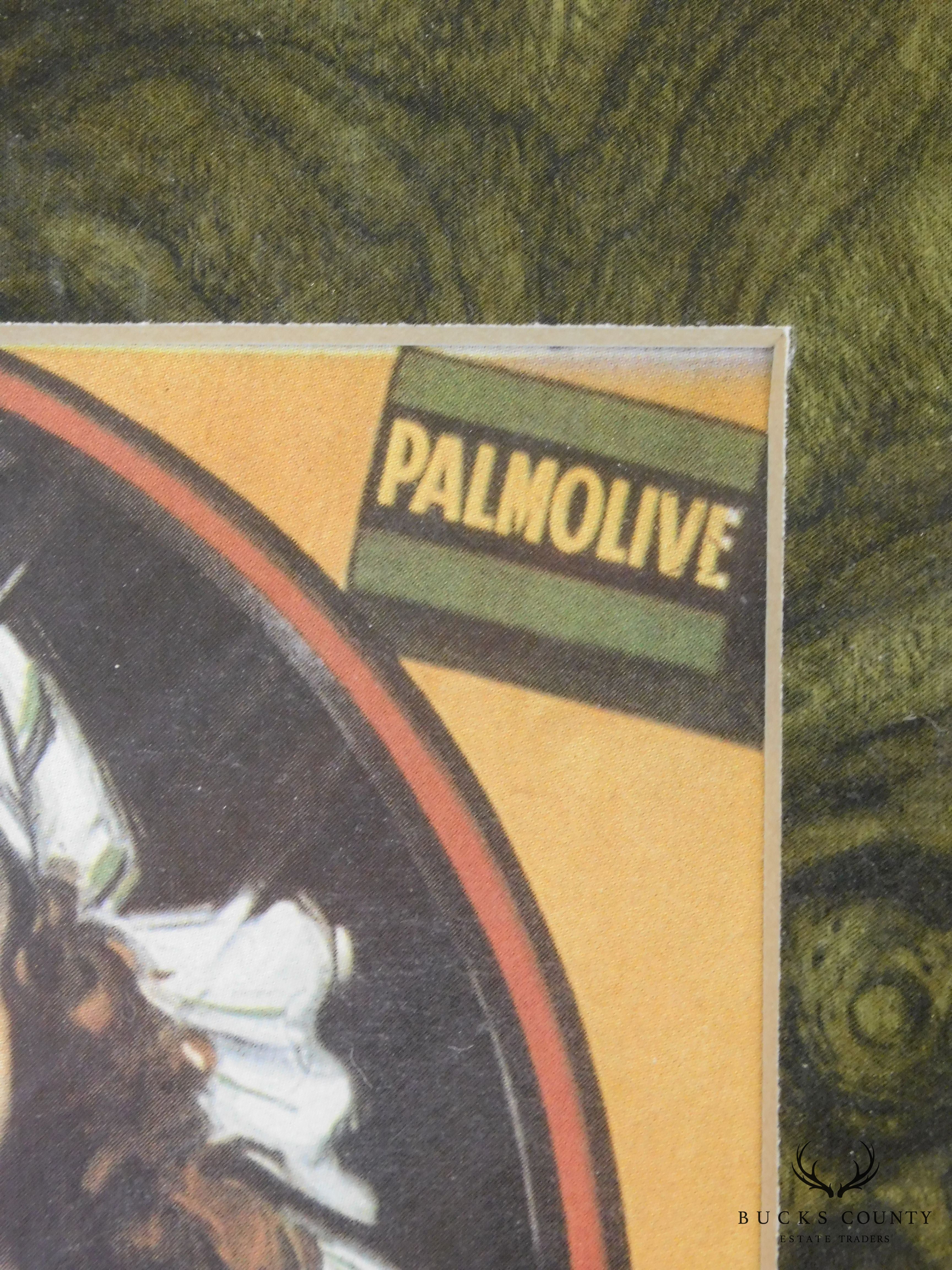 Framed Reproduction "Savon Palmolive" 1920's Advertisement by Vilá Paris