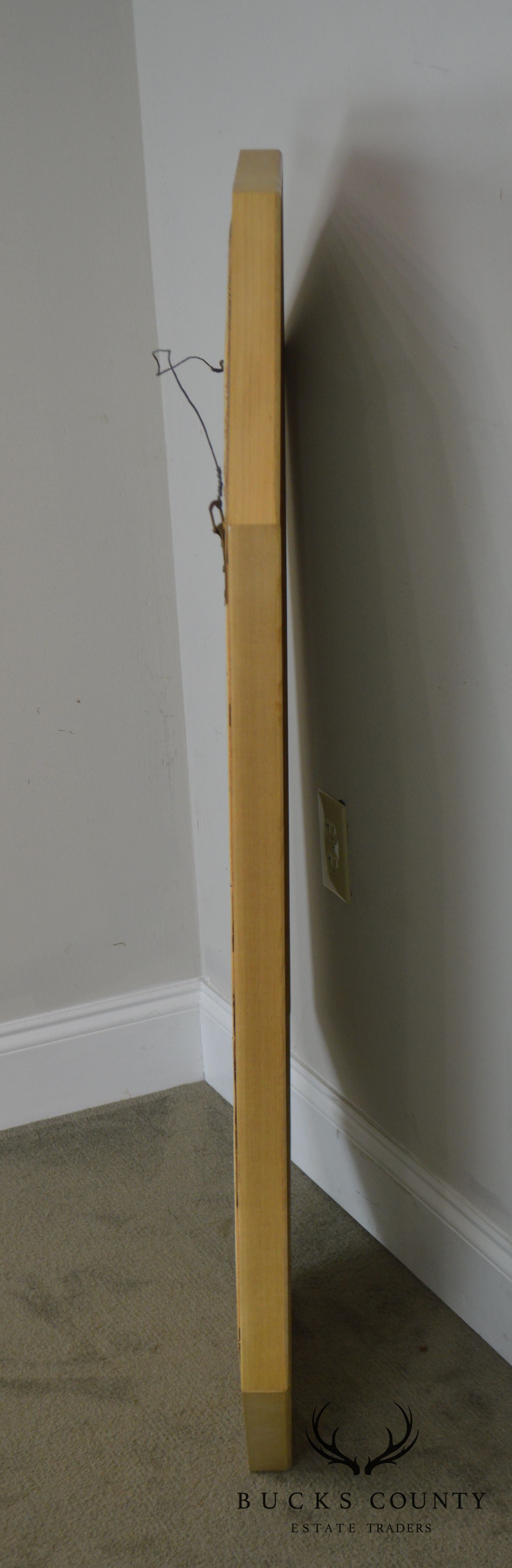 Henredon Scene Two Burl Wood Octagonal Mirror