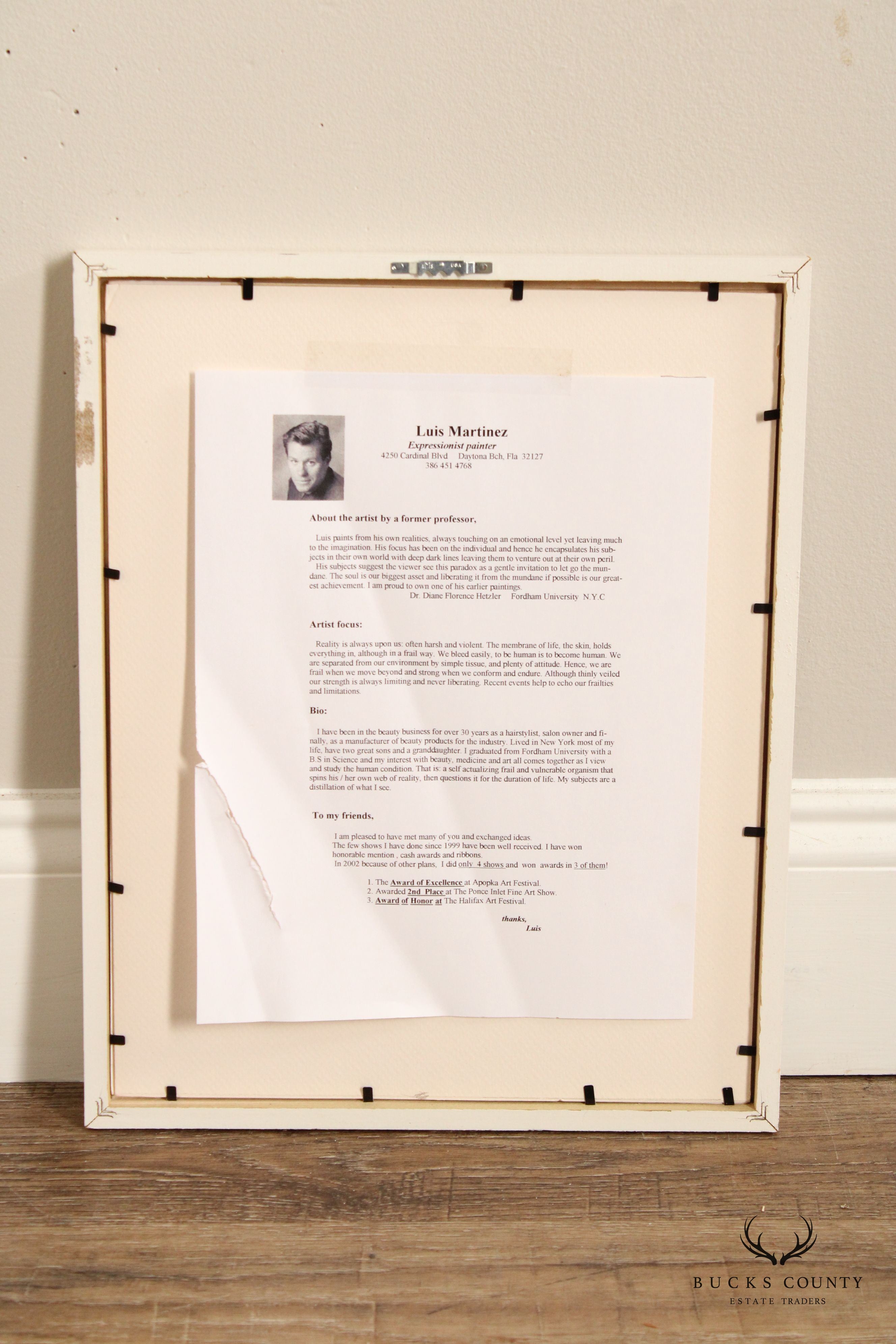 Luis Martinez Contemporary Abstract Framed Print