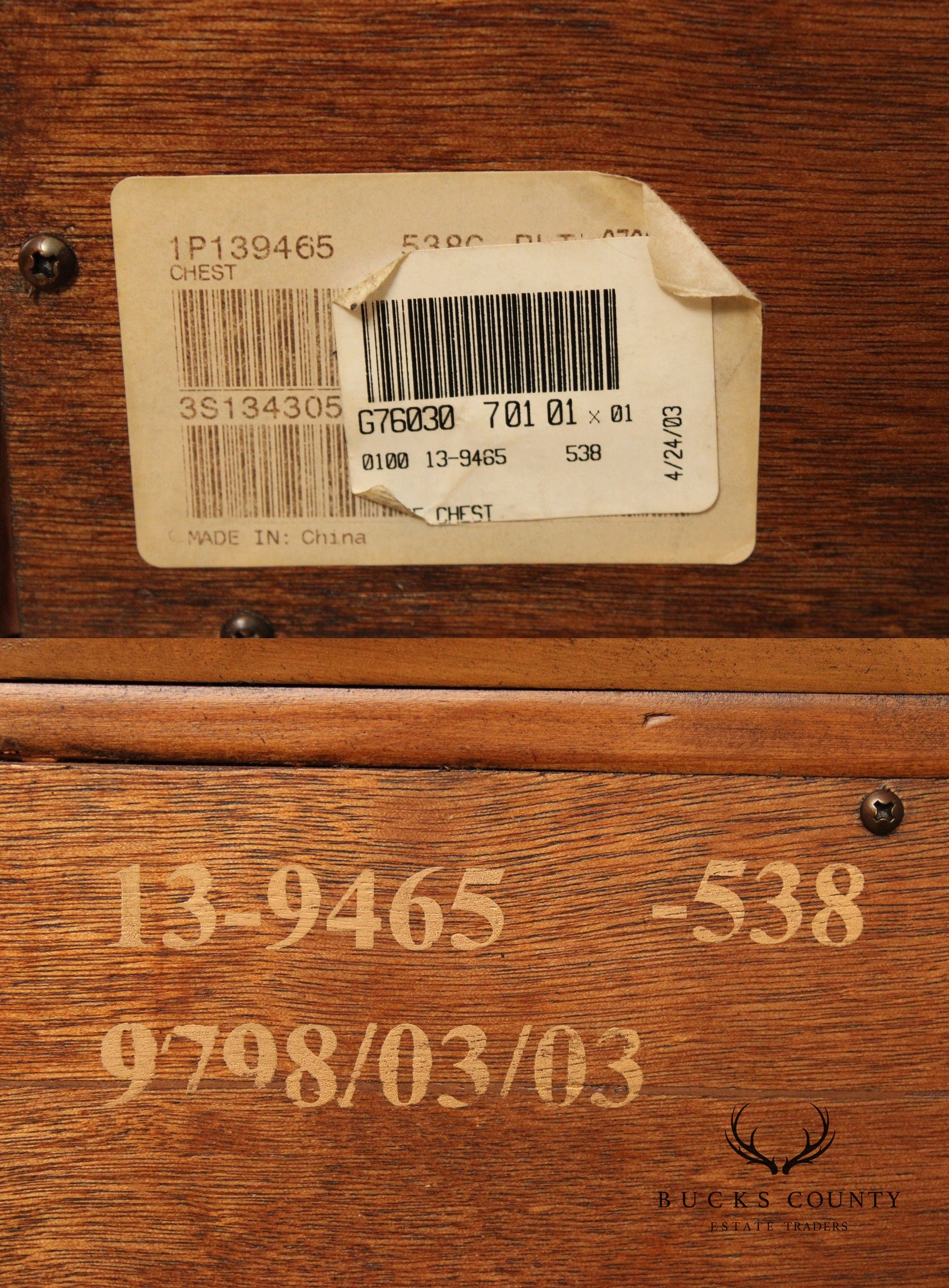 Ethan Allen Paint Decorated 'Tuscany' Bombe Chest