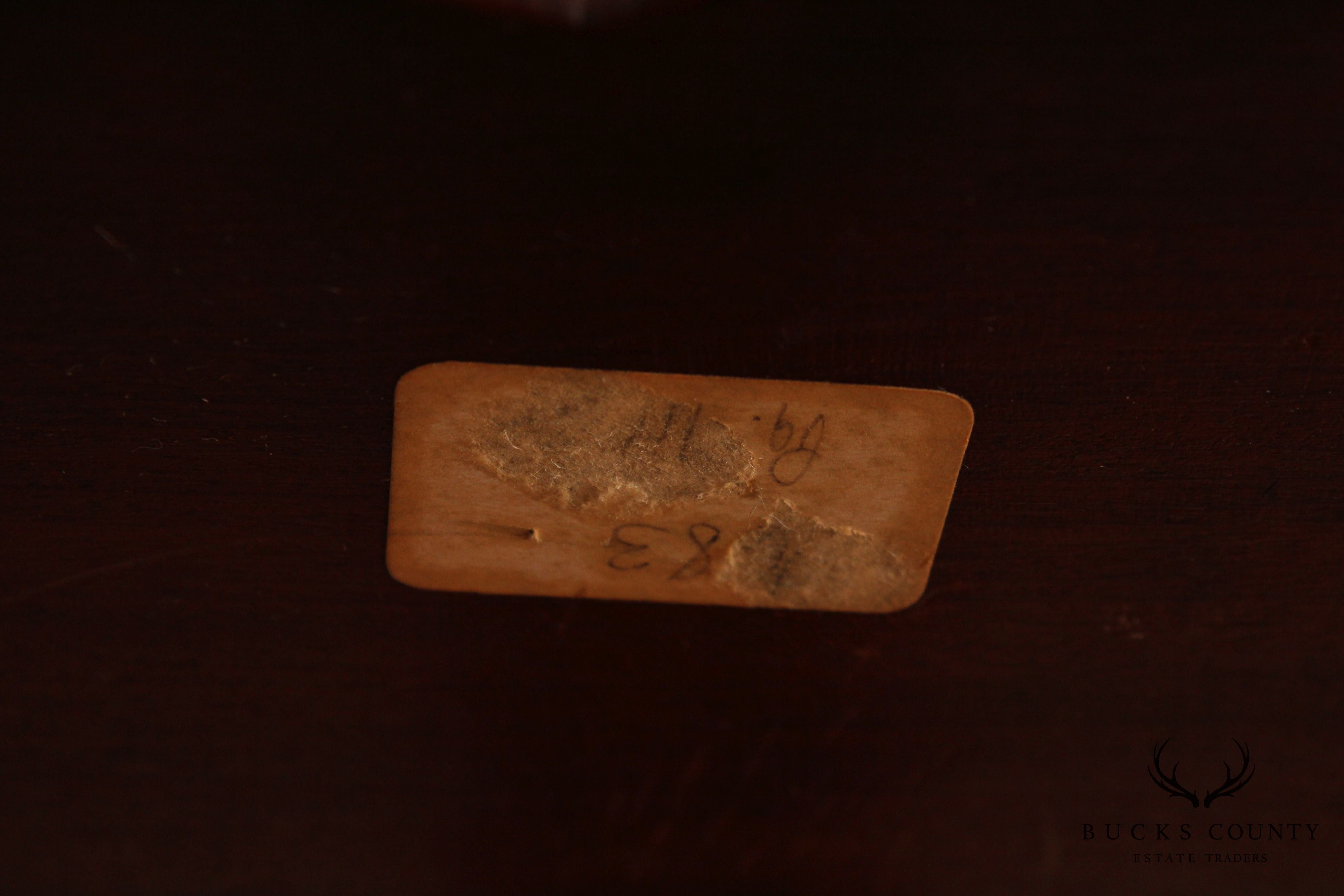 English Regency Antique Mahogany Metamorphic 3 Tier Dumb Waiter Table (B)