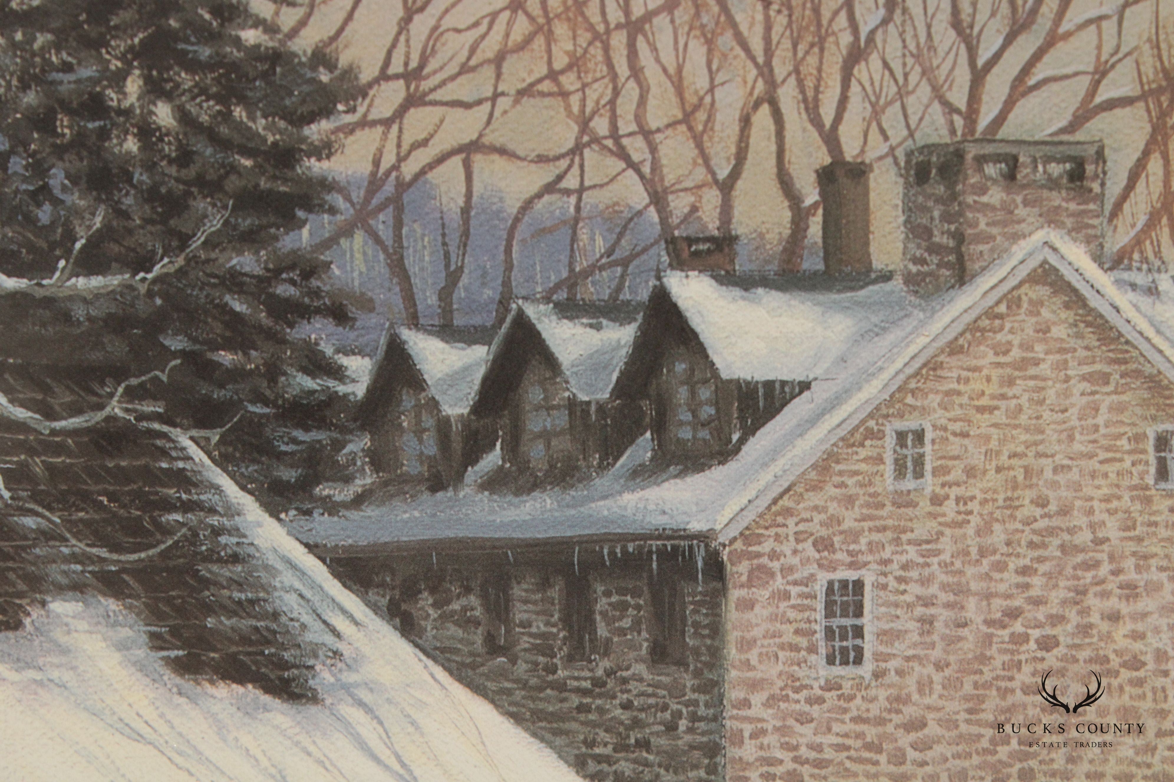 George Booz 'Phillips Mill Corner' Fine Art Print