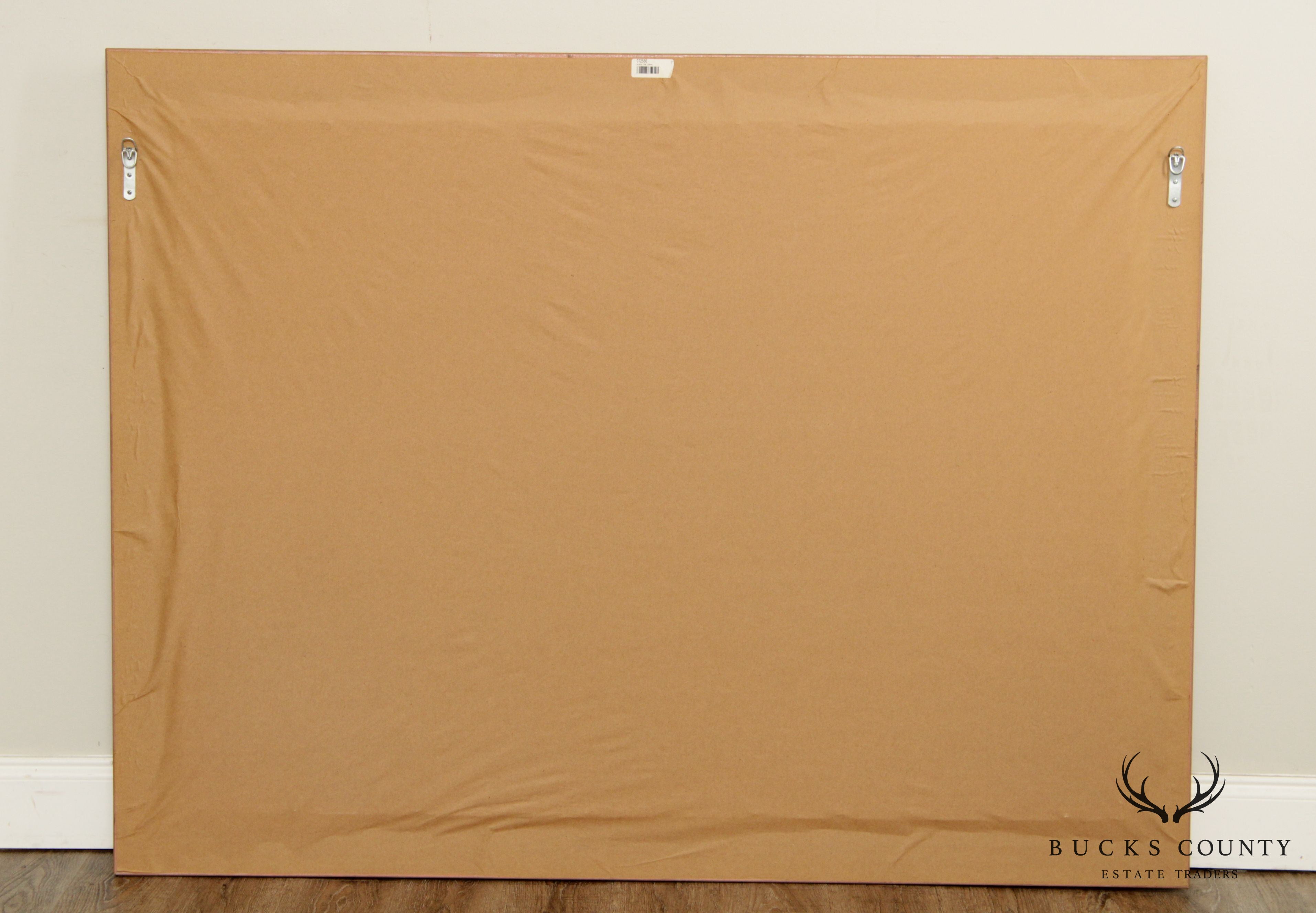 Michael Longo 'Across the Canal' Large Gilt Frame Impressionist Fine Art Print