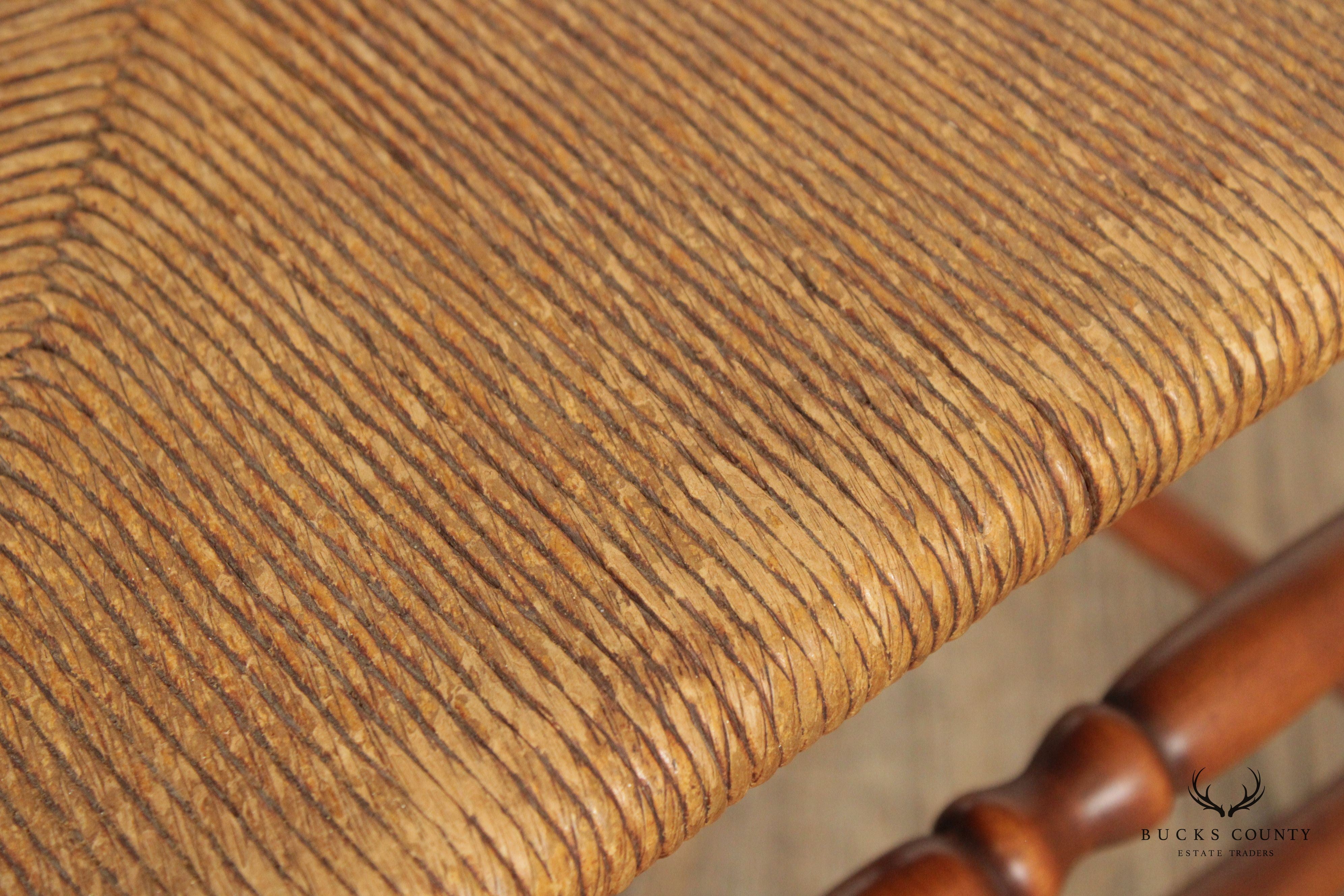 Tell City Vintage Rush Seat Ladderback Dining Chair