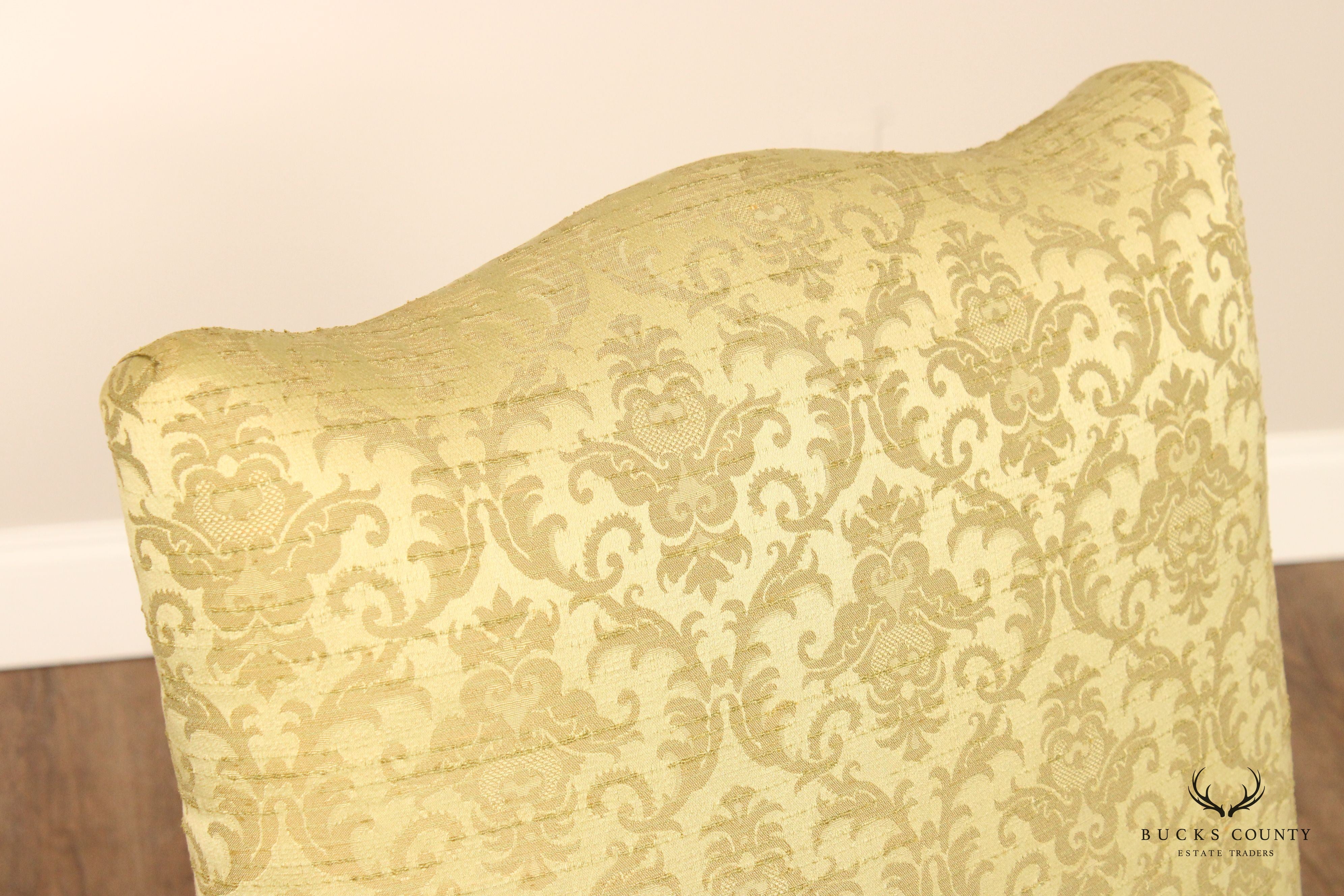 Chippendale Style Mahogany Lolling Armchair