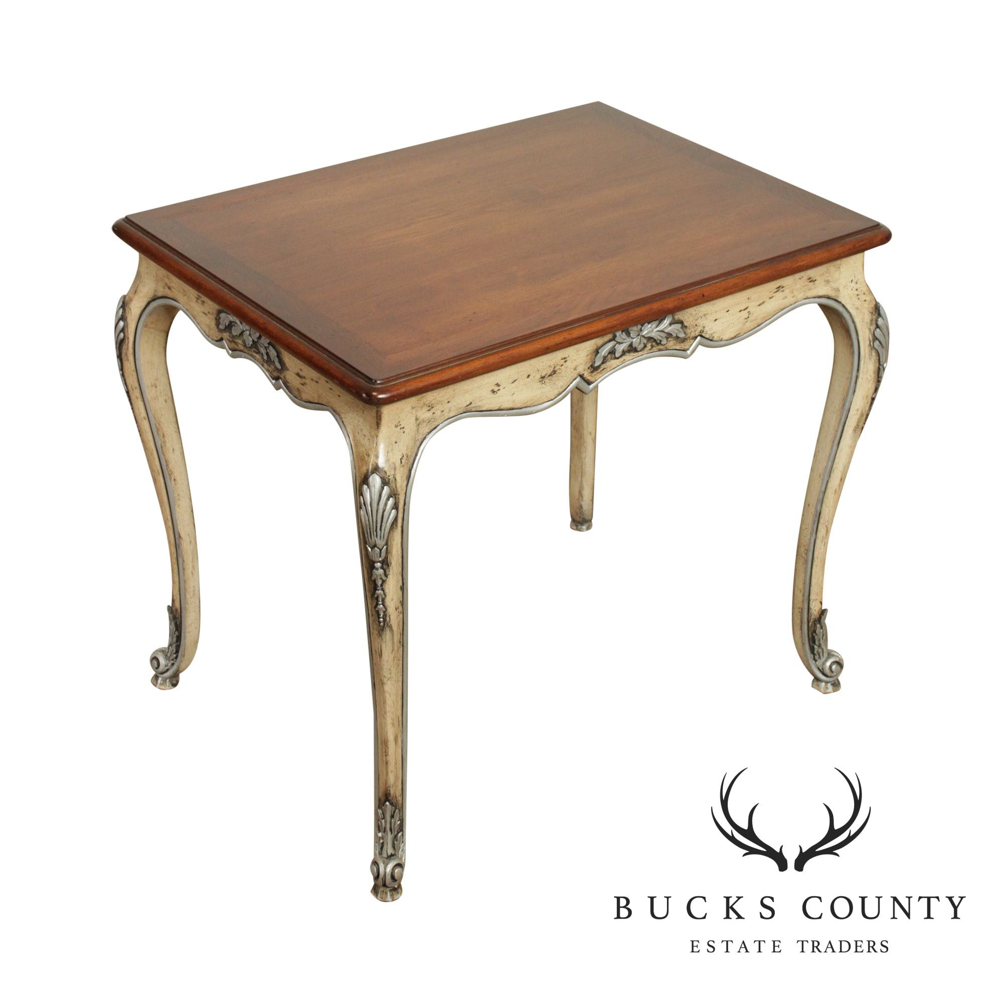French Louis XV Style Custom Quality Vintage Side Table