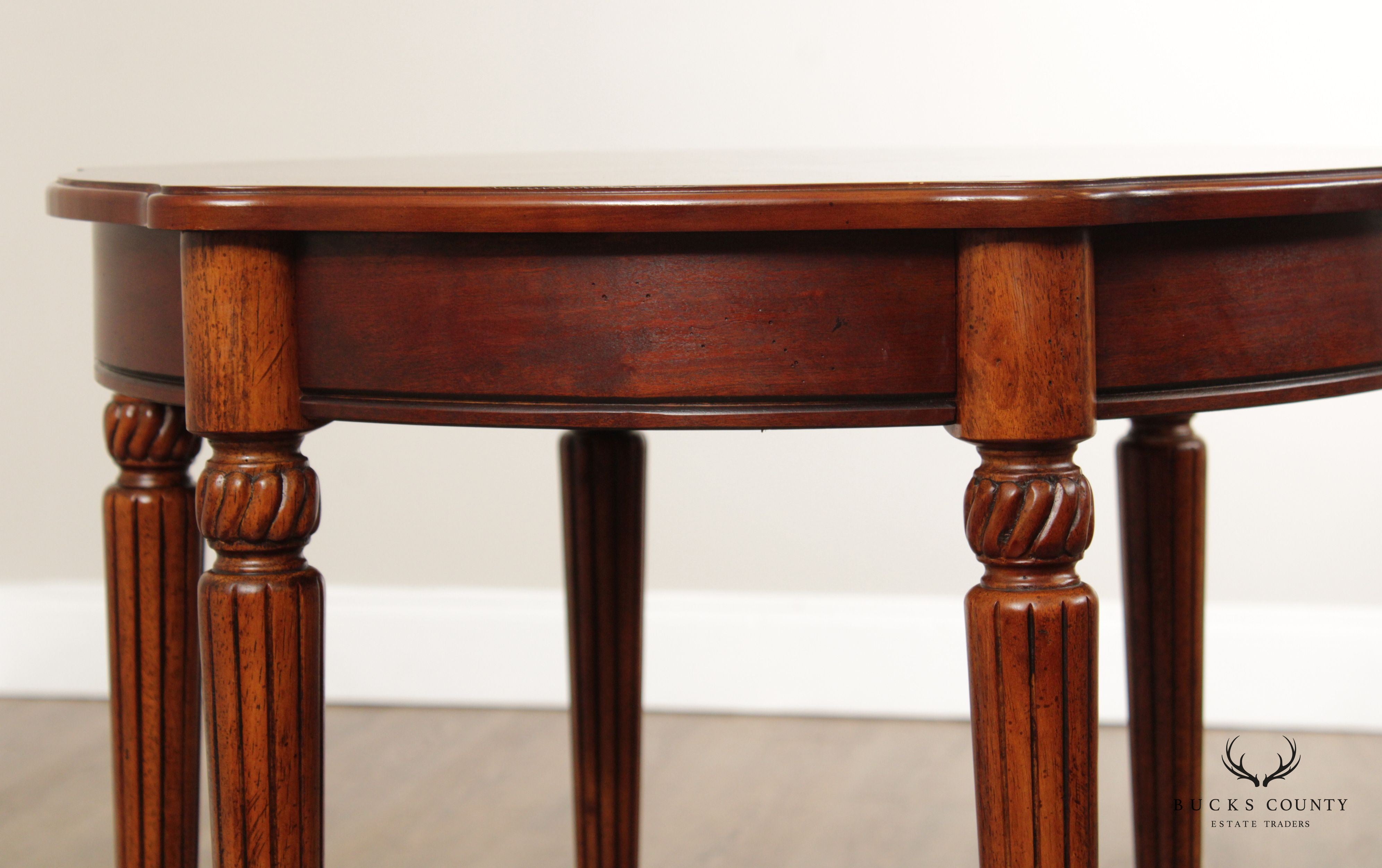Butler 'Bainbridge' Inlaid Two-Tier Side Table