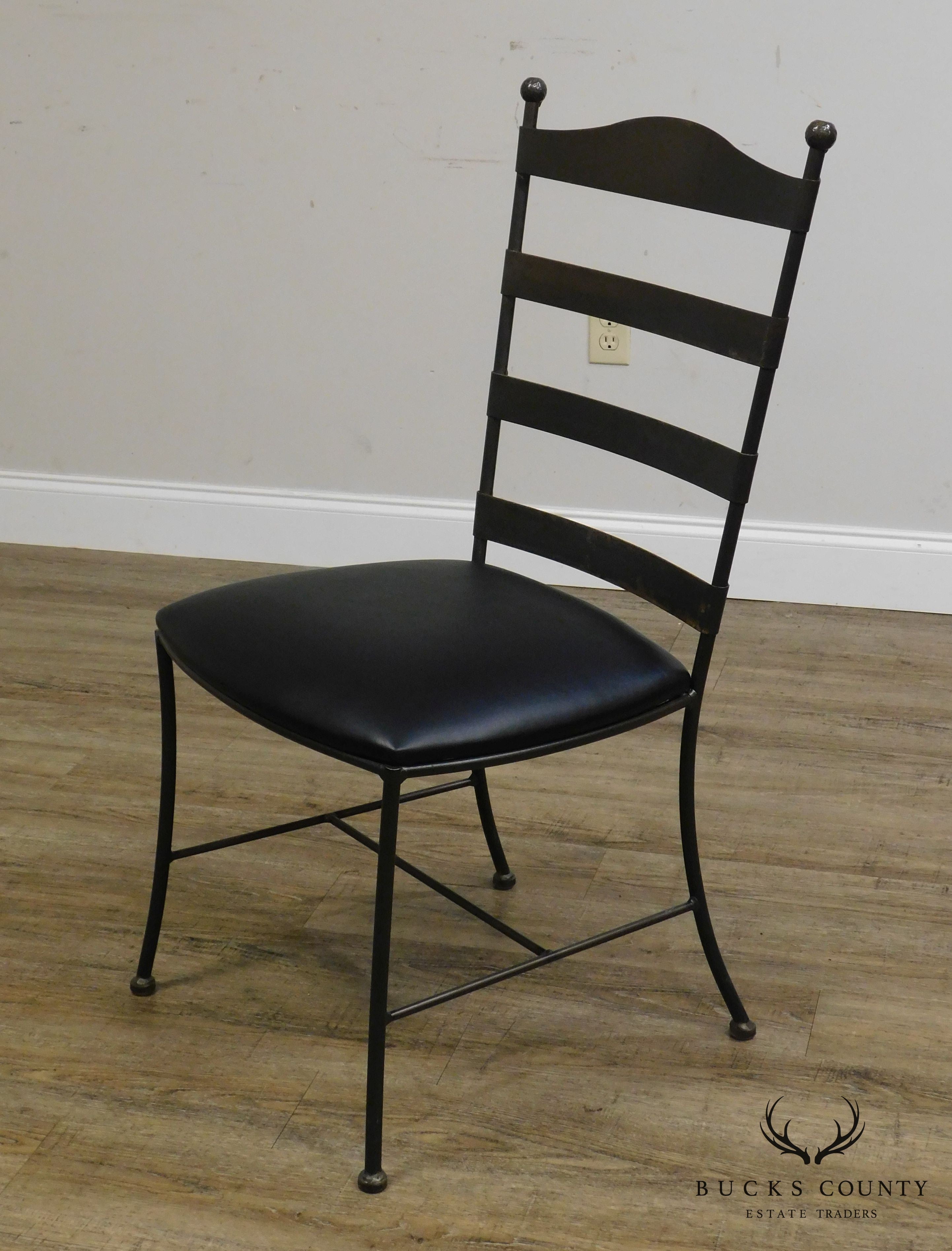 Charleston Forge Iron Ladderback Side Chair