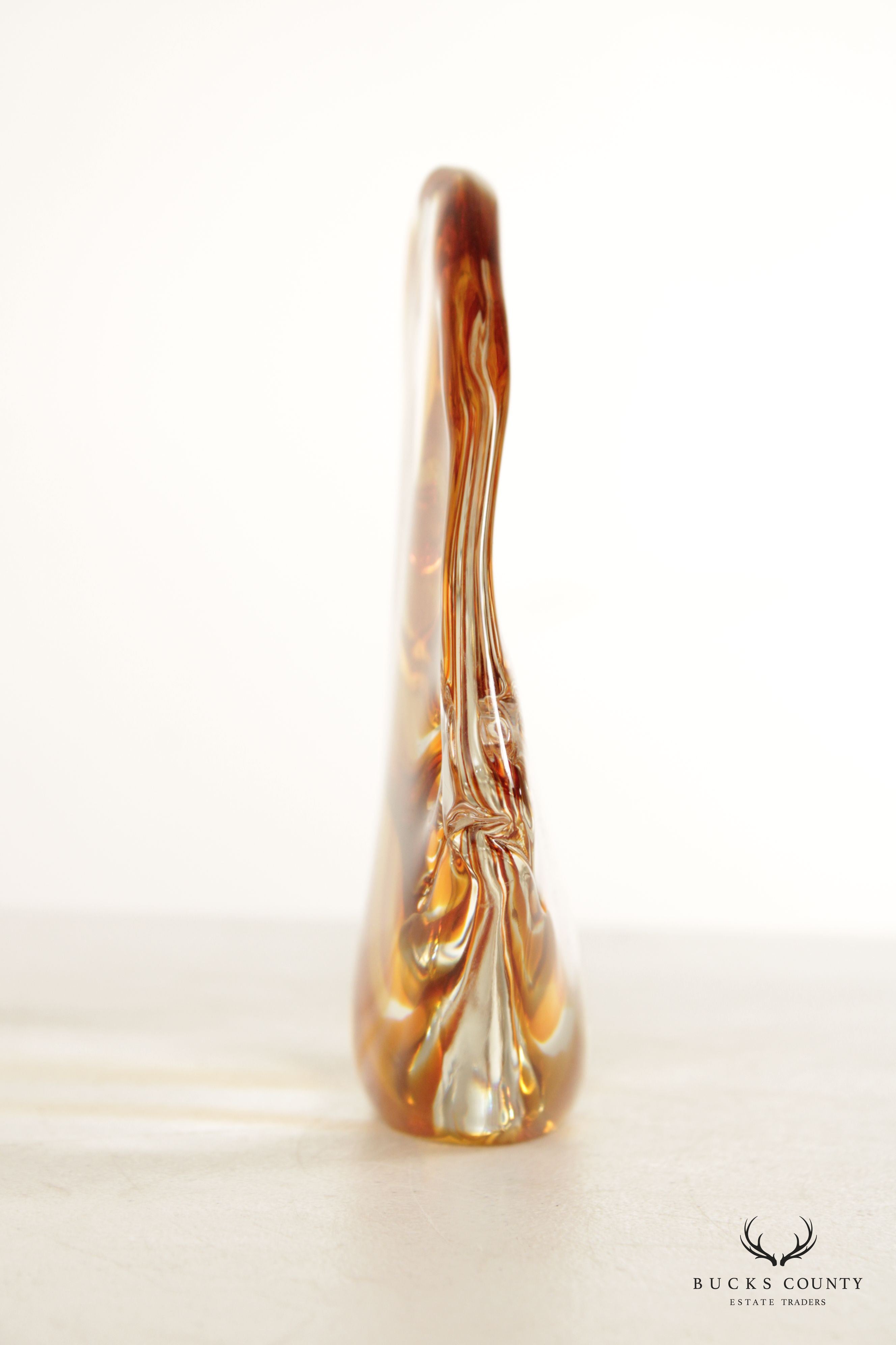 Murano Style Glass Butterfly Fish