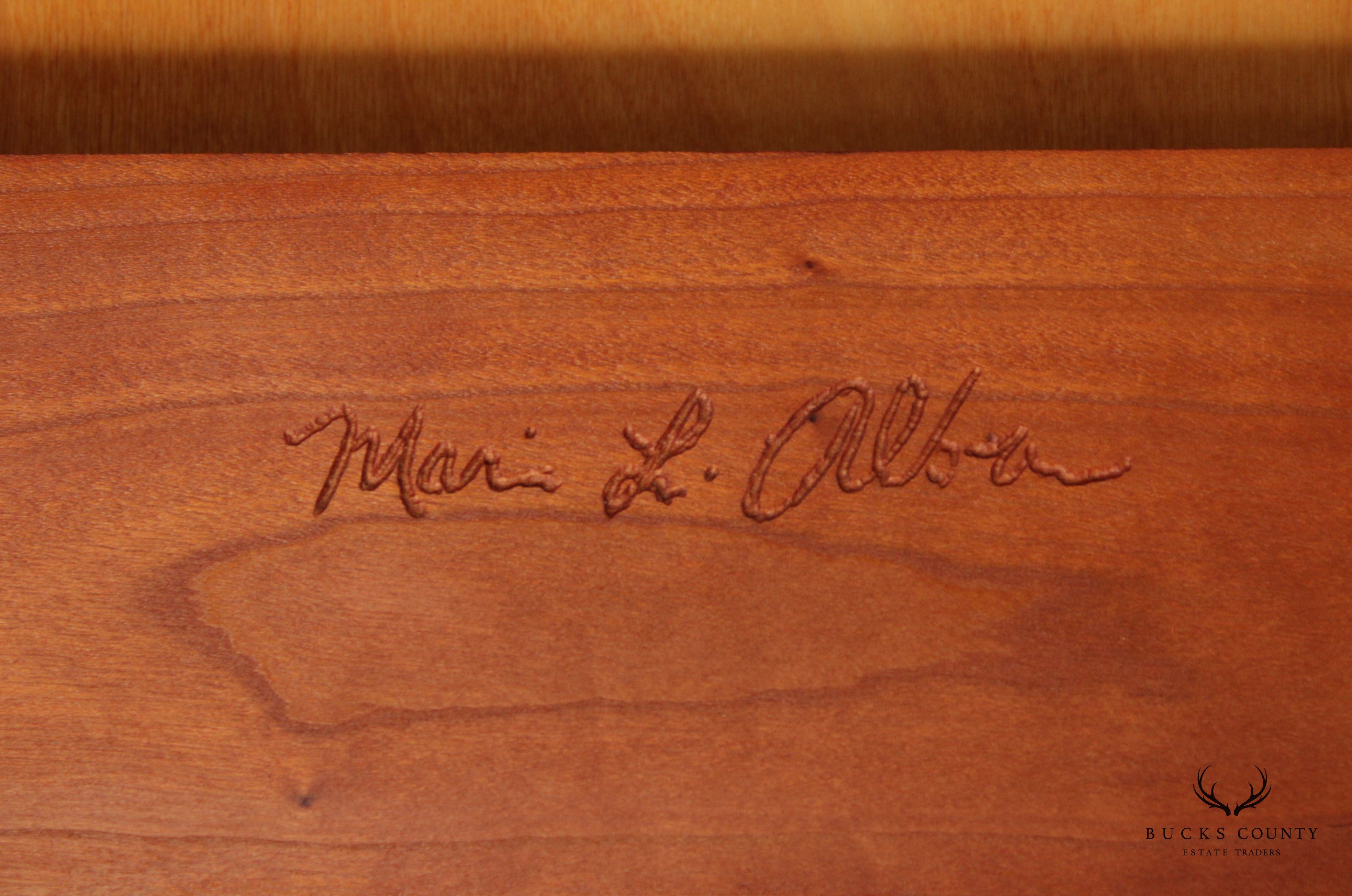 Studio Crafted Custom Quality Cherry One-Drawer Writing Desk