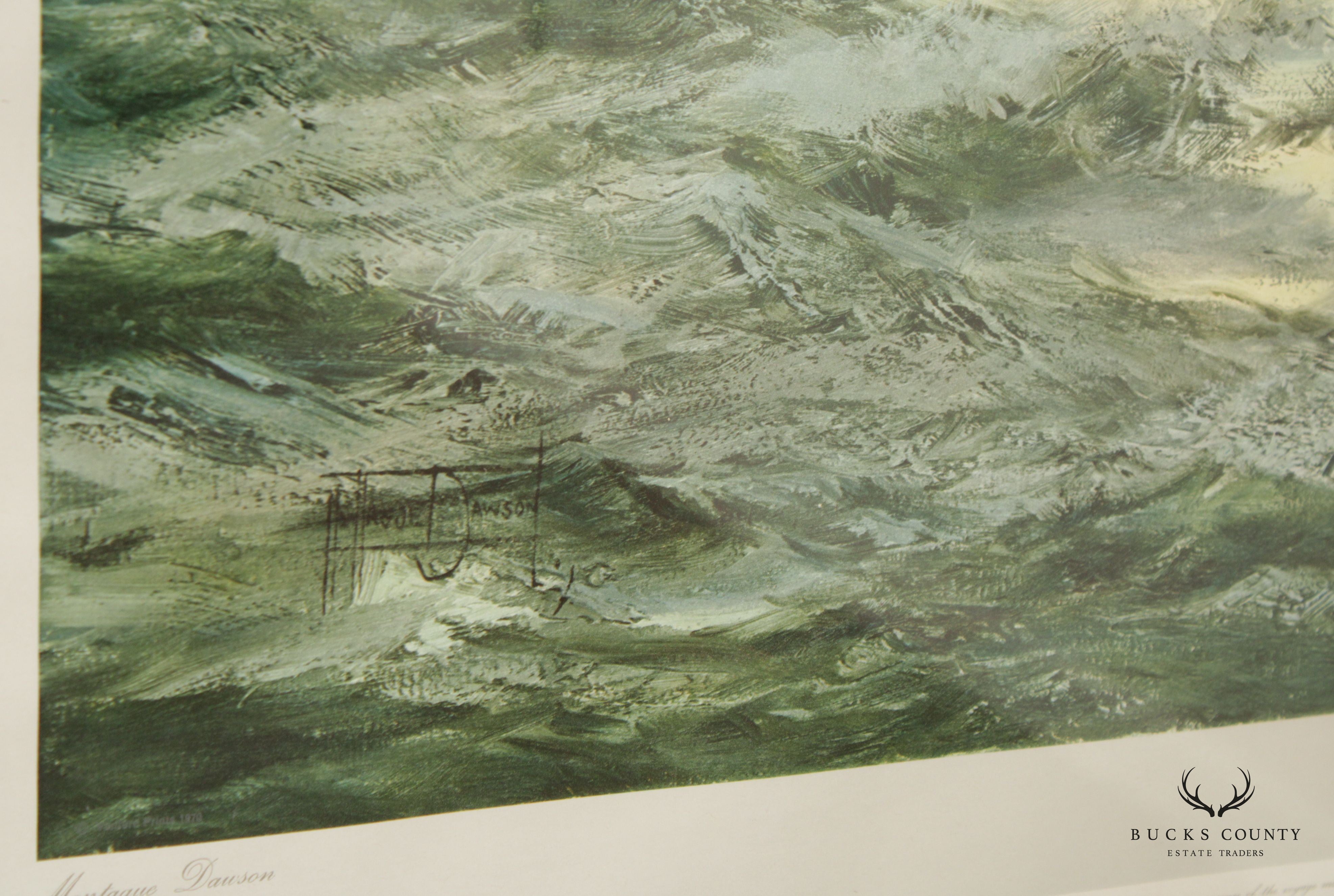 Montague Dawson 'The Gallant Mayflower' Sail Ship Lithograph