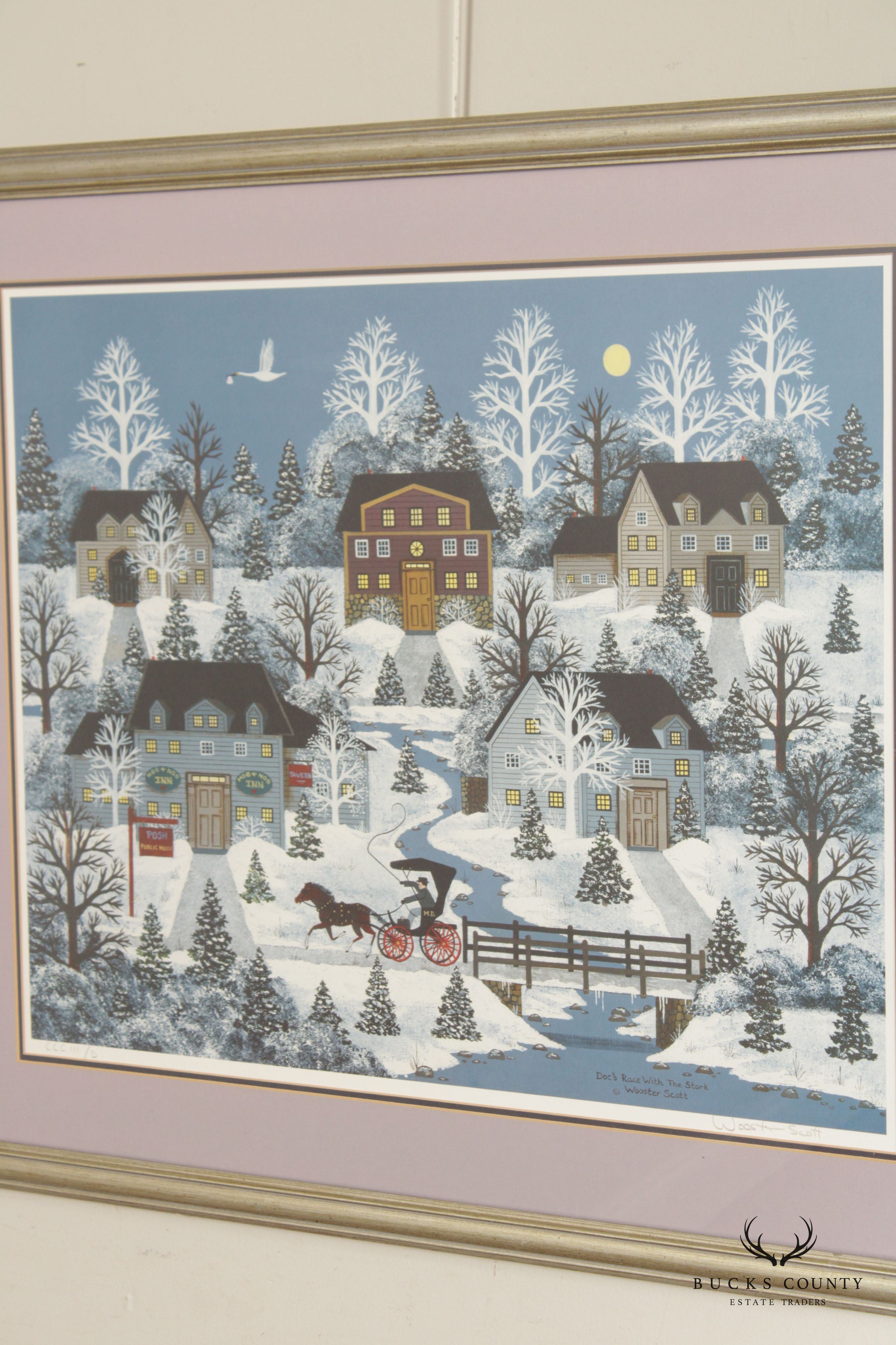 Jane Wooster Scott 'Doc's Race with the Stork' Limited Edition Art Print