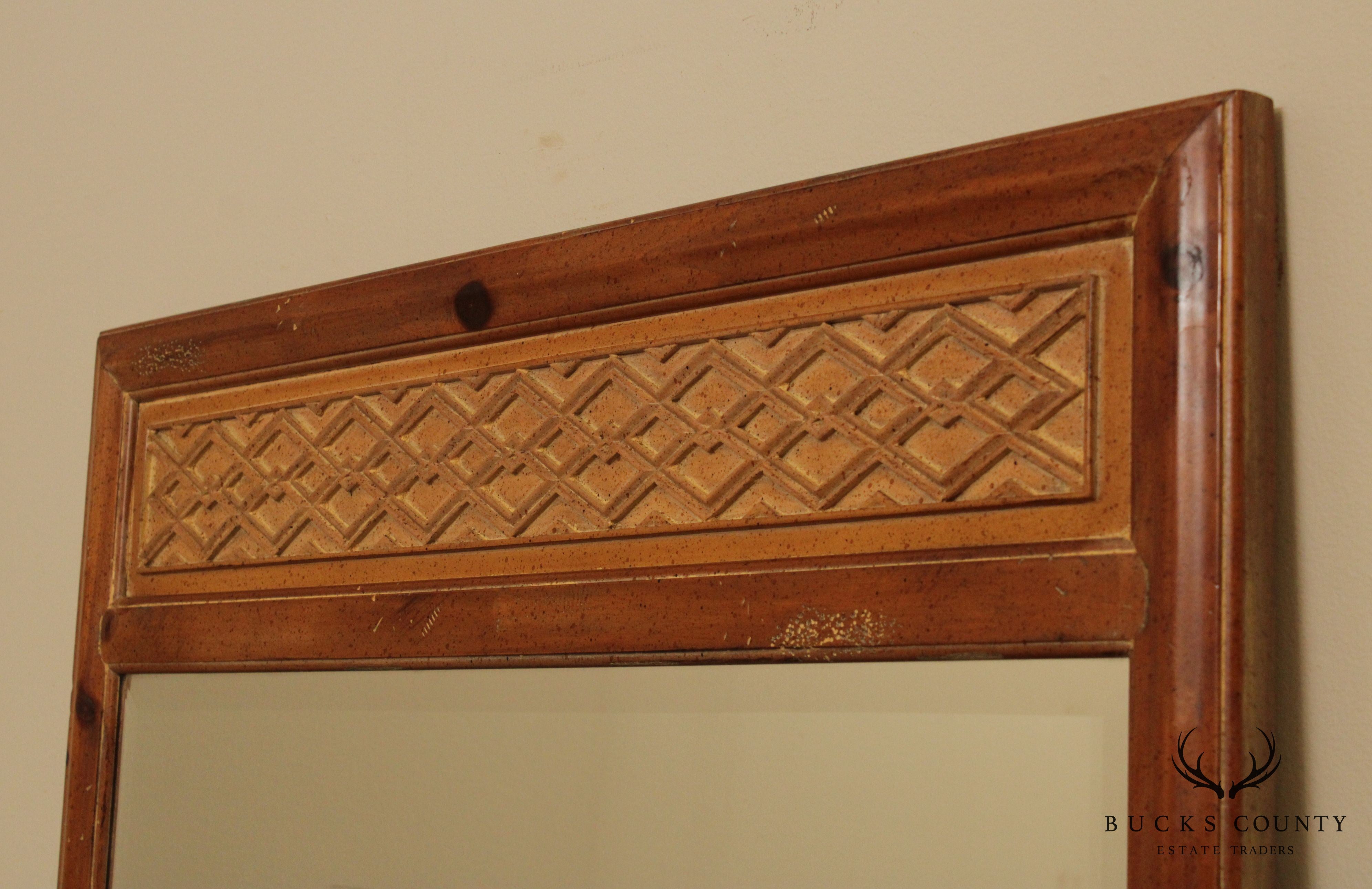 Henredon Vintage Pine Frame Mirror