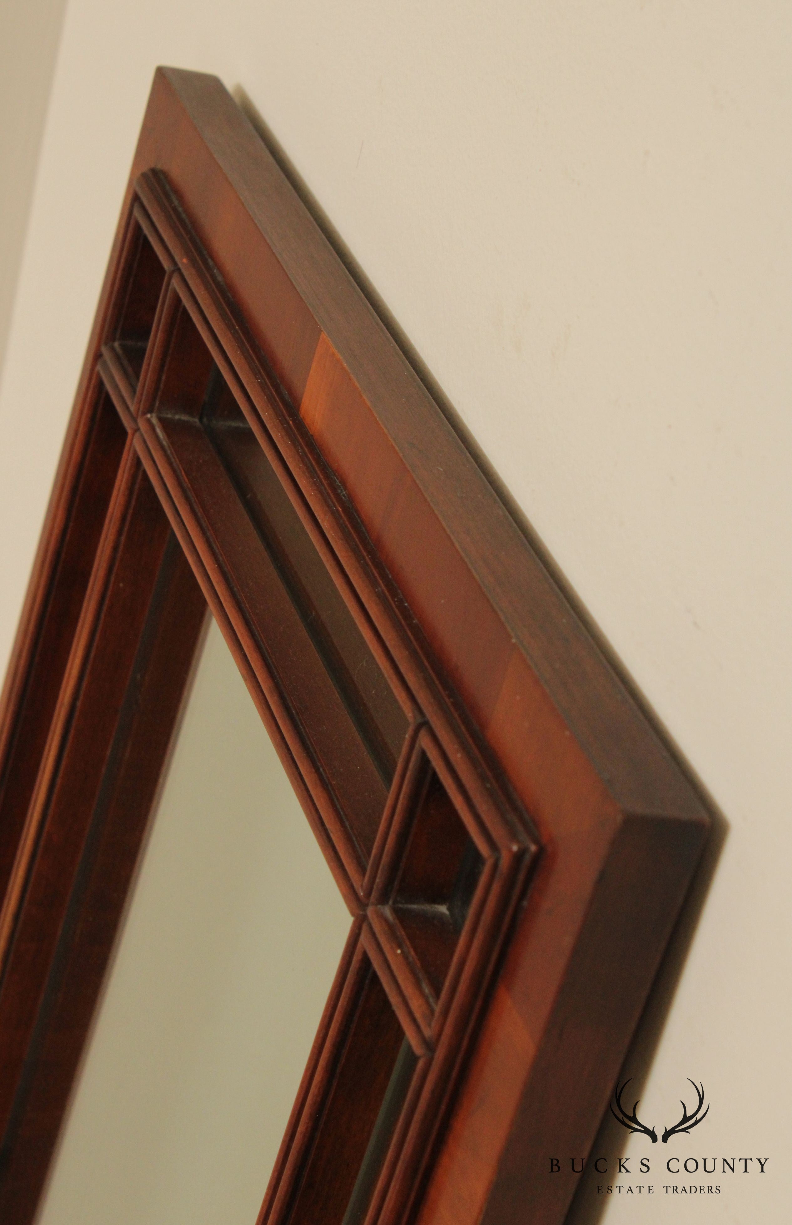 Hekman Yew Wood Narrow Wall Mirror