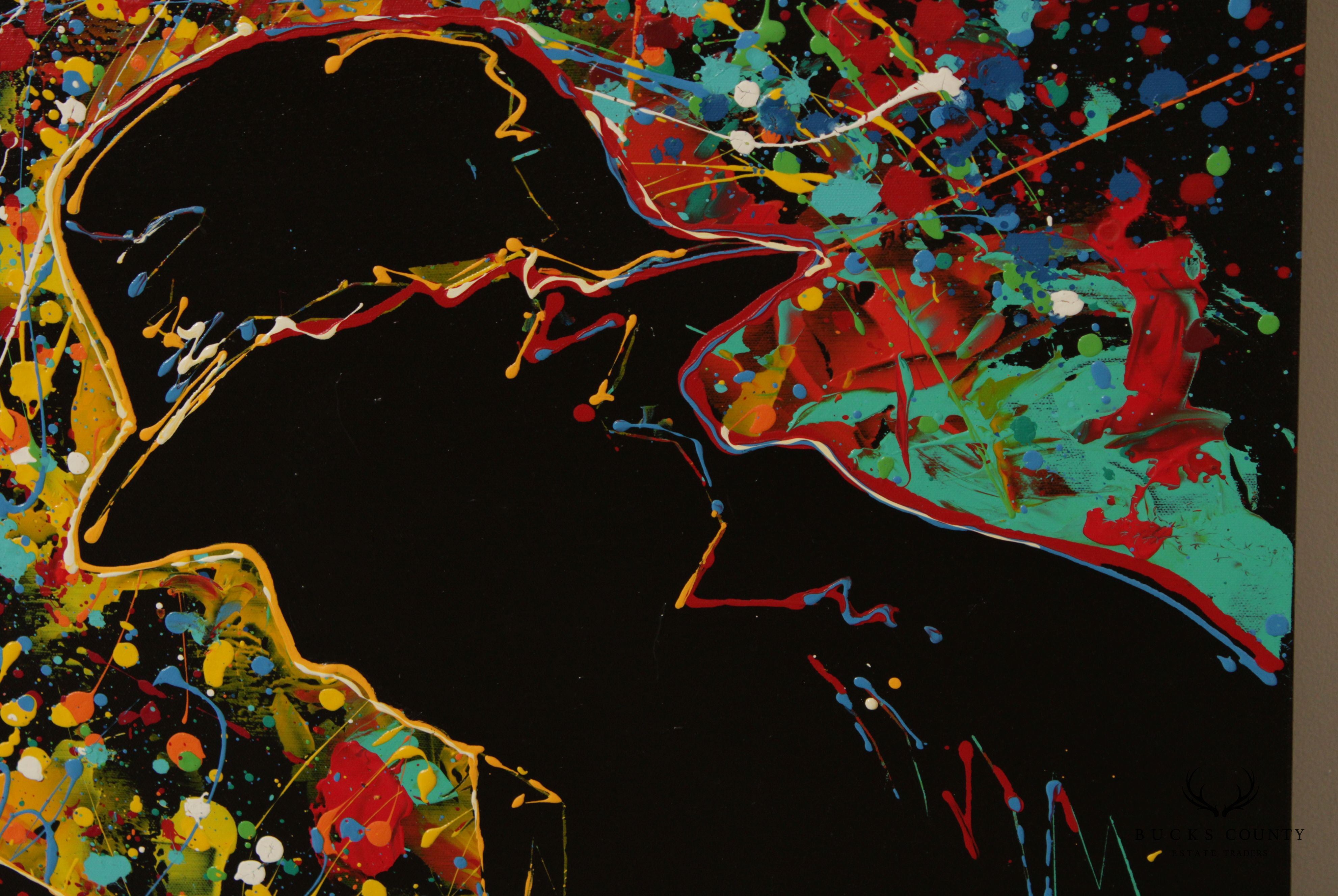 KAT Abstract Pop Art Musician Original Painting