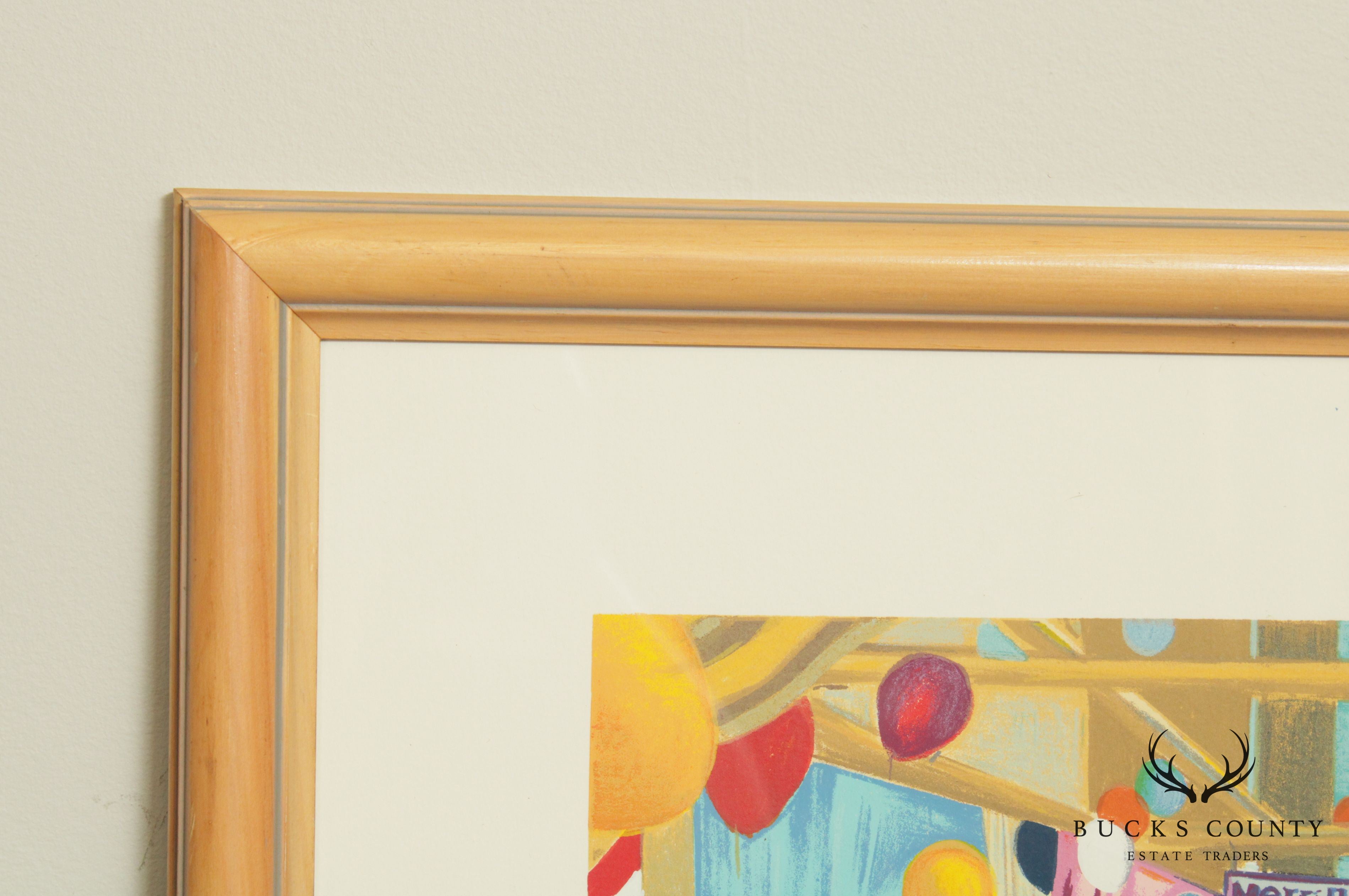 Robert Cenedella, "2001-A Stock Odyssey" Serigraph