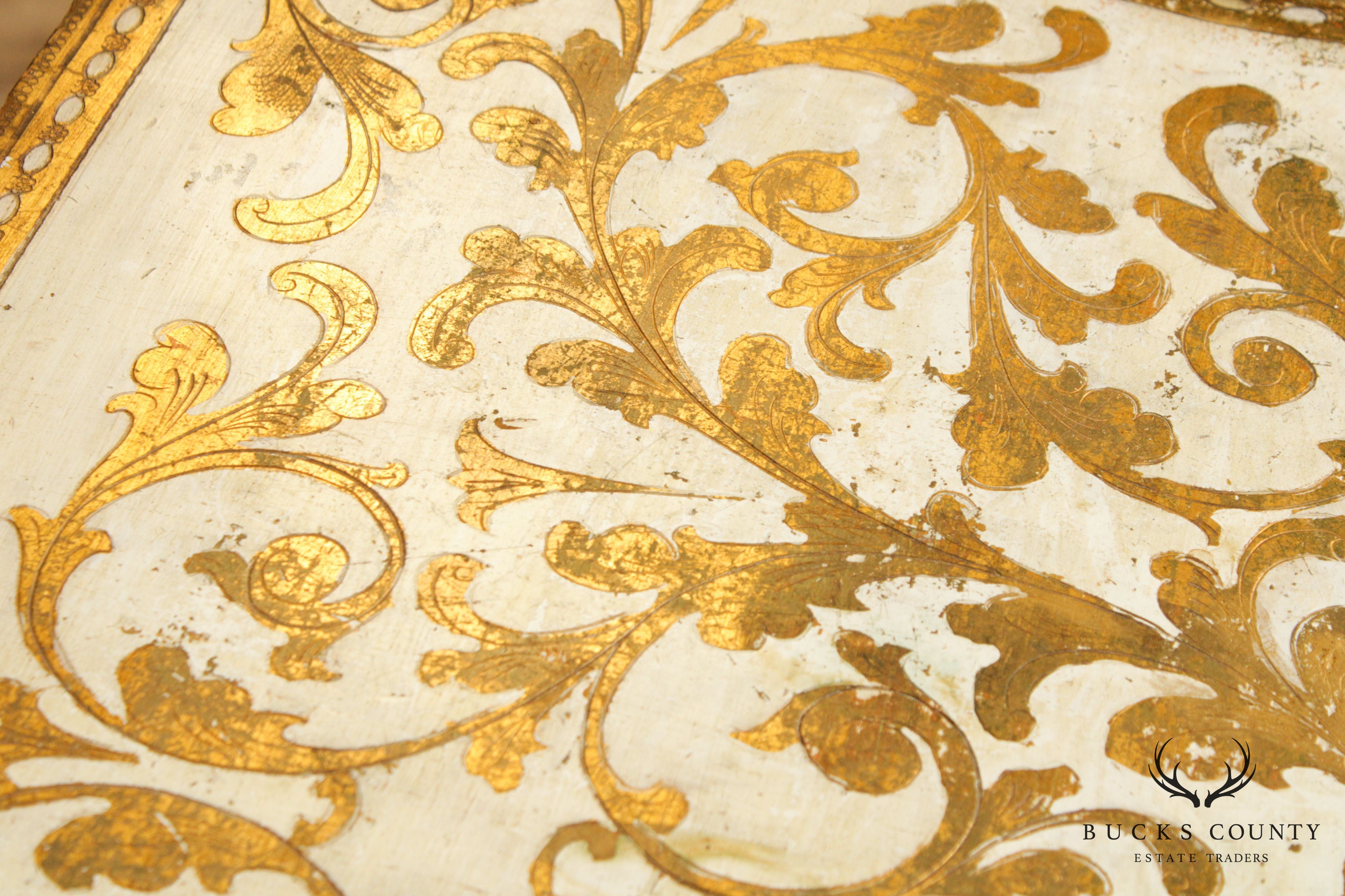 Italian Florentine Vintage Gilt Painted Chest of Drawers
