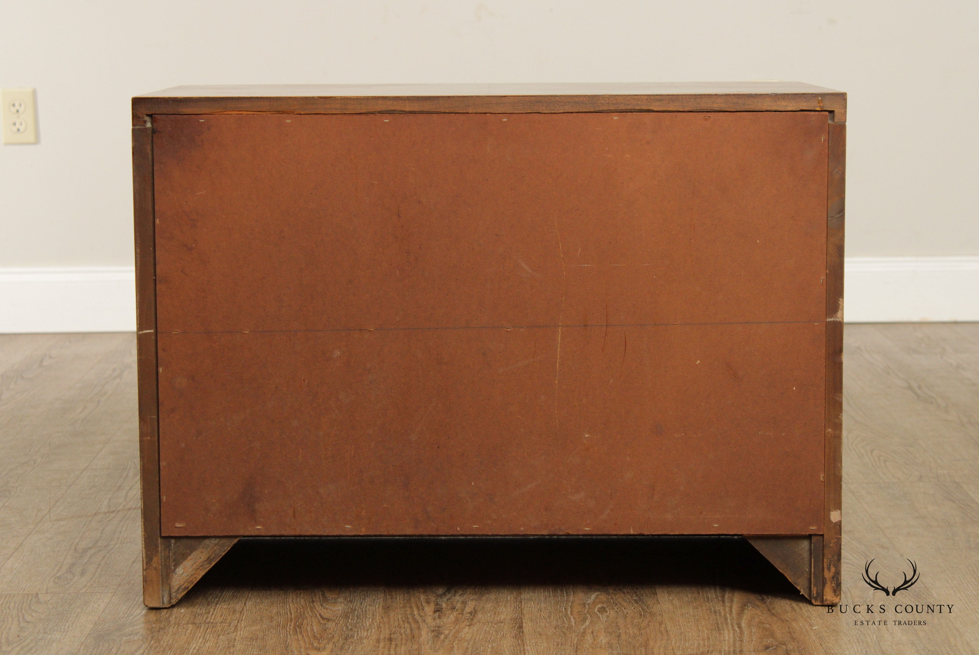 Lane Mid Century Brutalist Pair Pueblo Cabinet  Nightstands