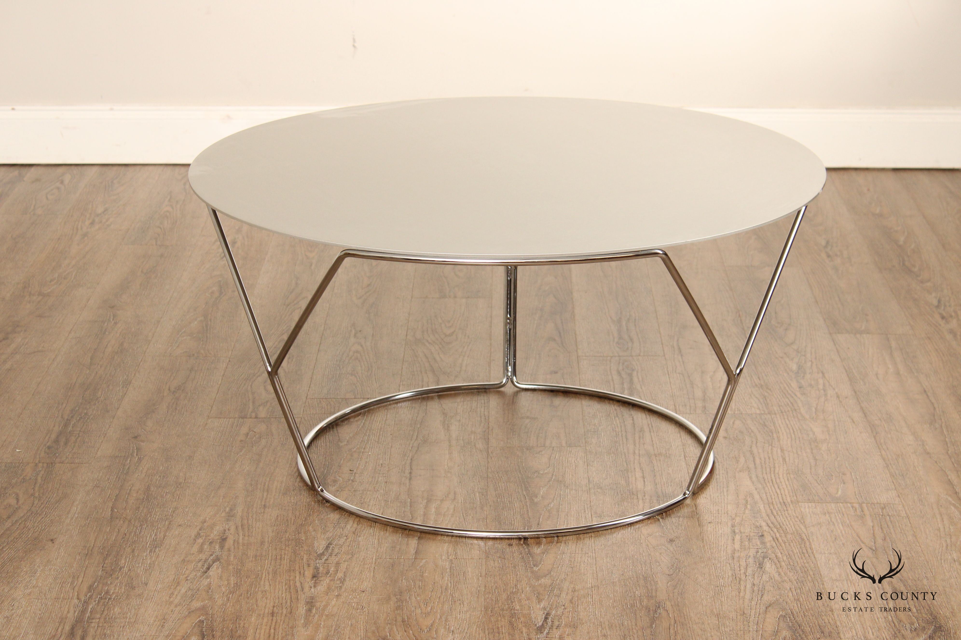 Keilhauer Modern Style Aluminum and Steel 'Cahoots' Coffee Table