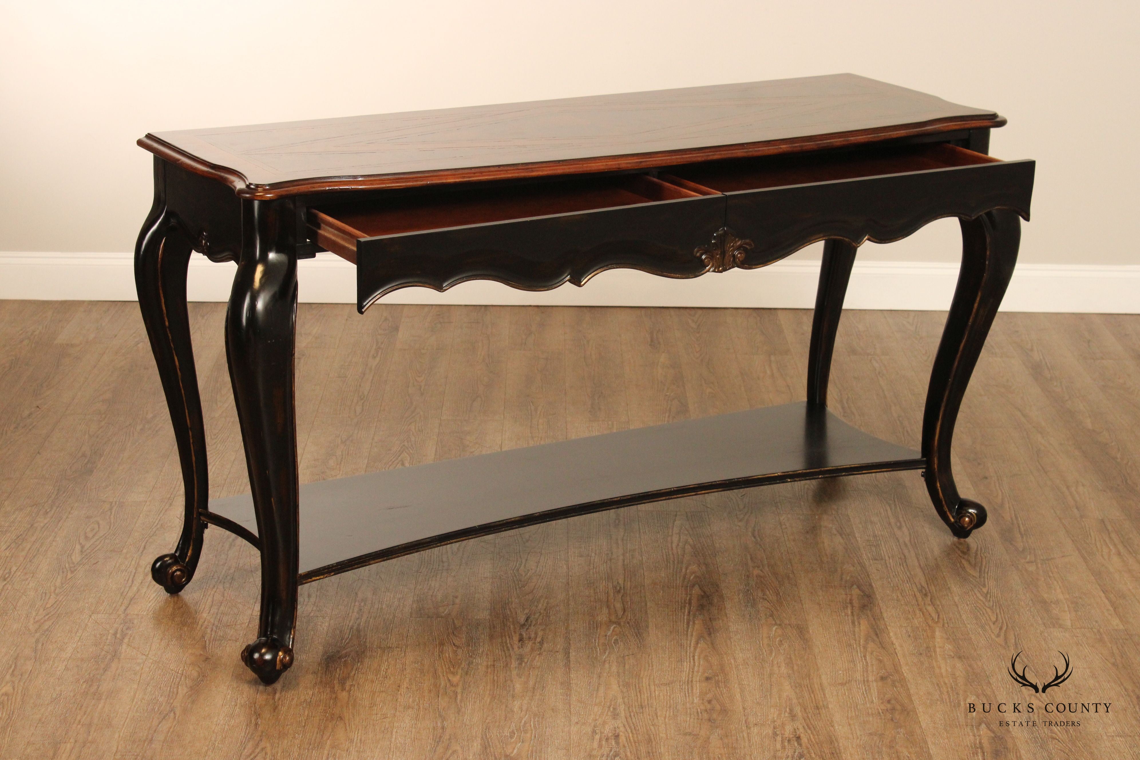 Hooker Furniture 'Grandover' Ebonized Console Table
