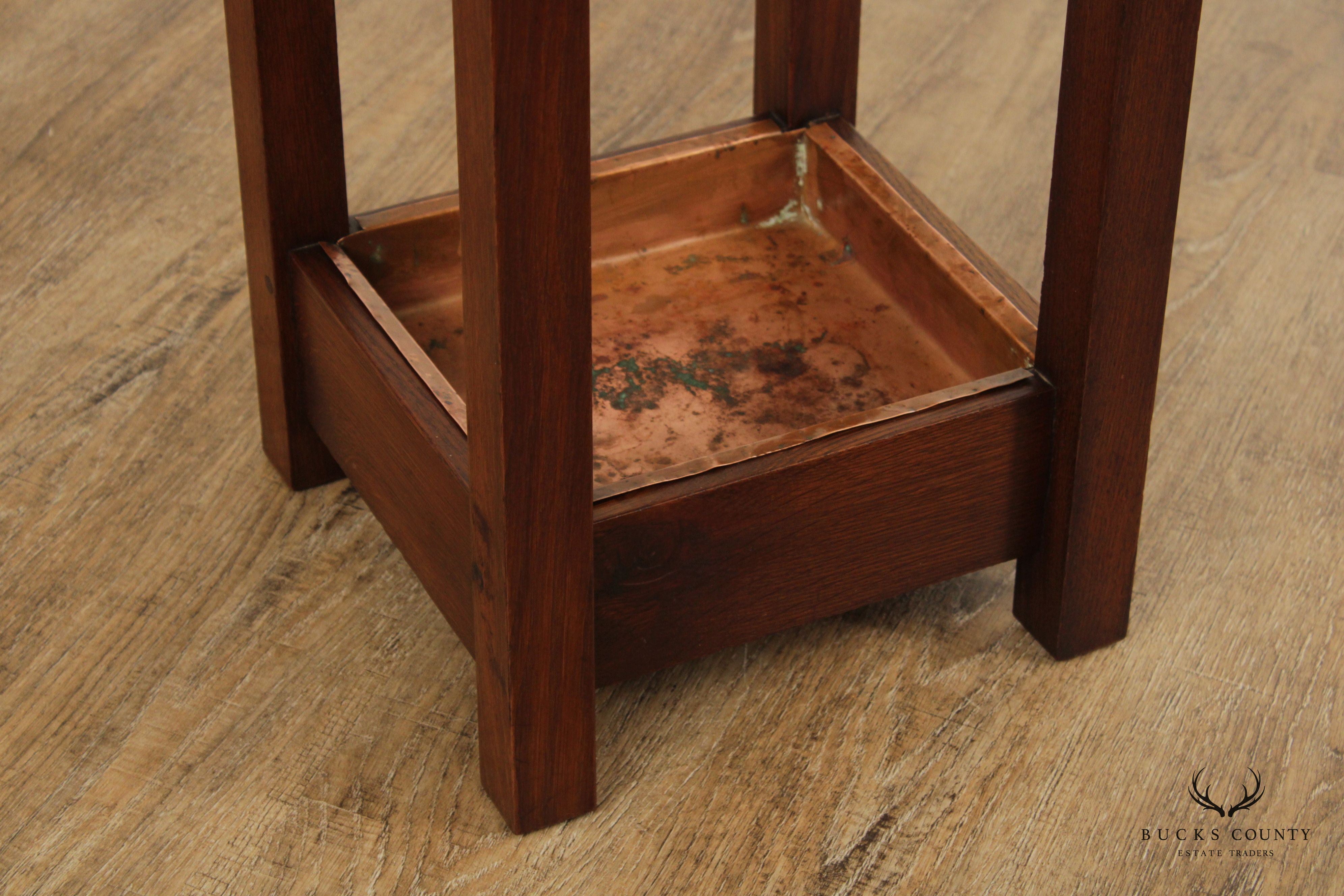 Custom Quality Mission Oak Umbrella Stand