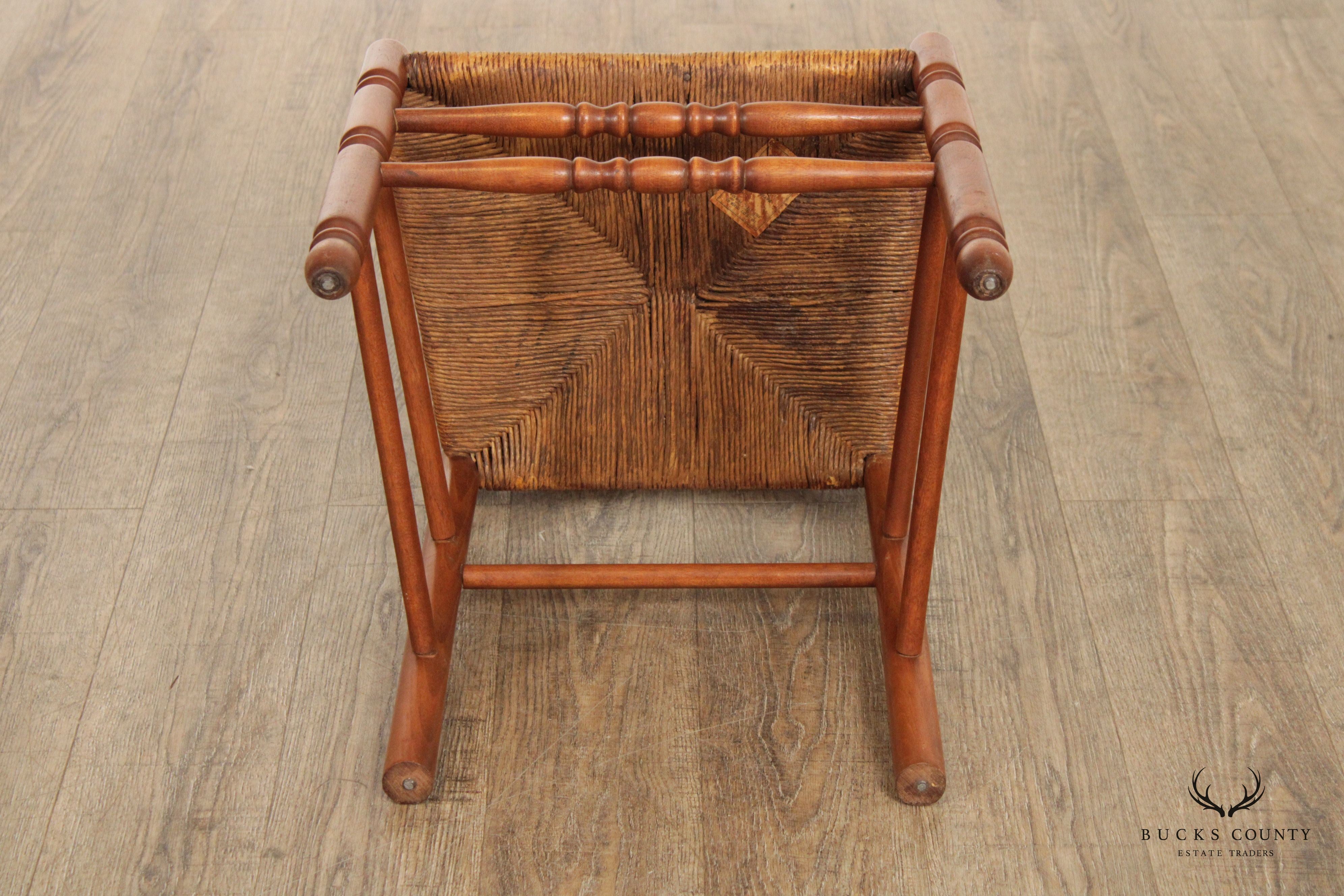 Tell City Vintage Rush Seat Ladderback Dining Chair