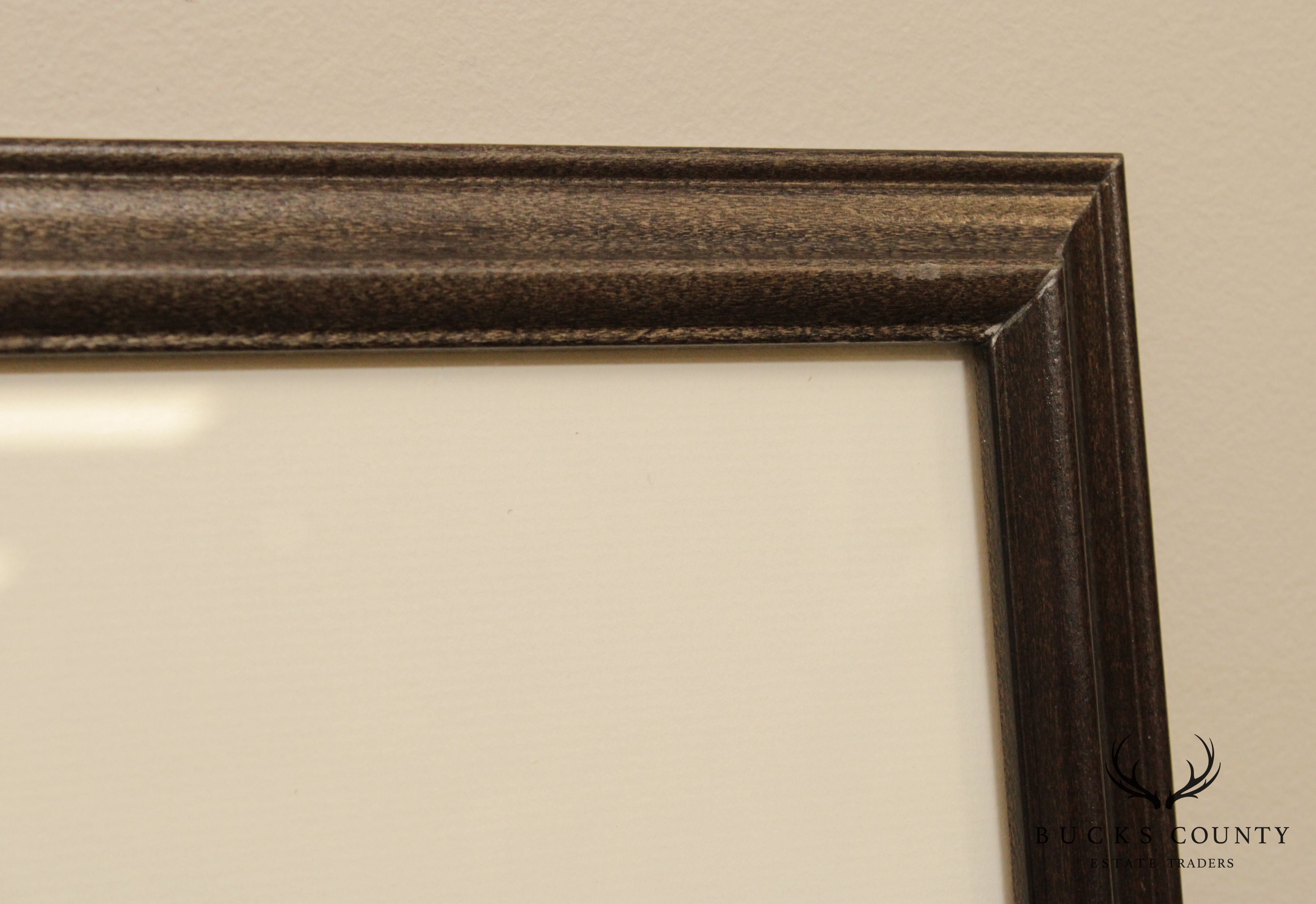 David Knowlton 'At the Races' Pencil Signed Offset Lithograph