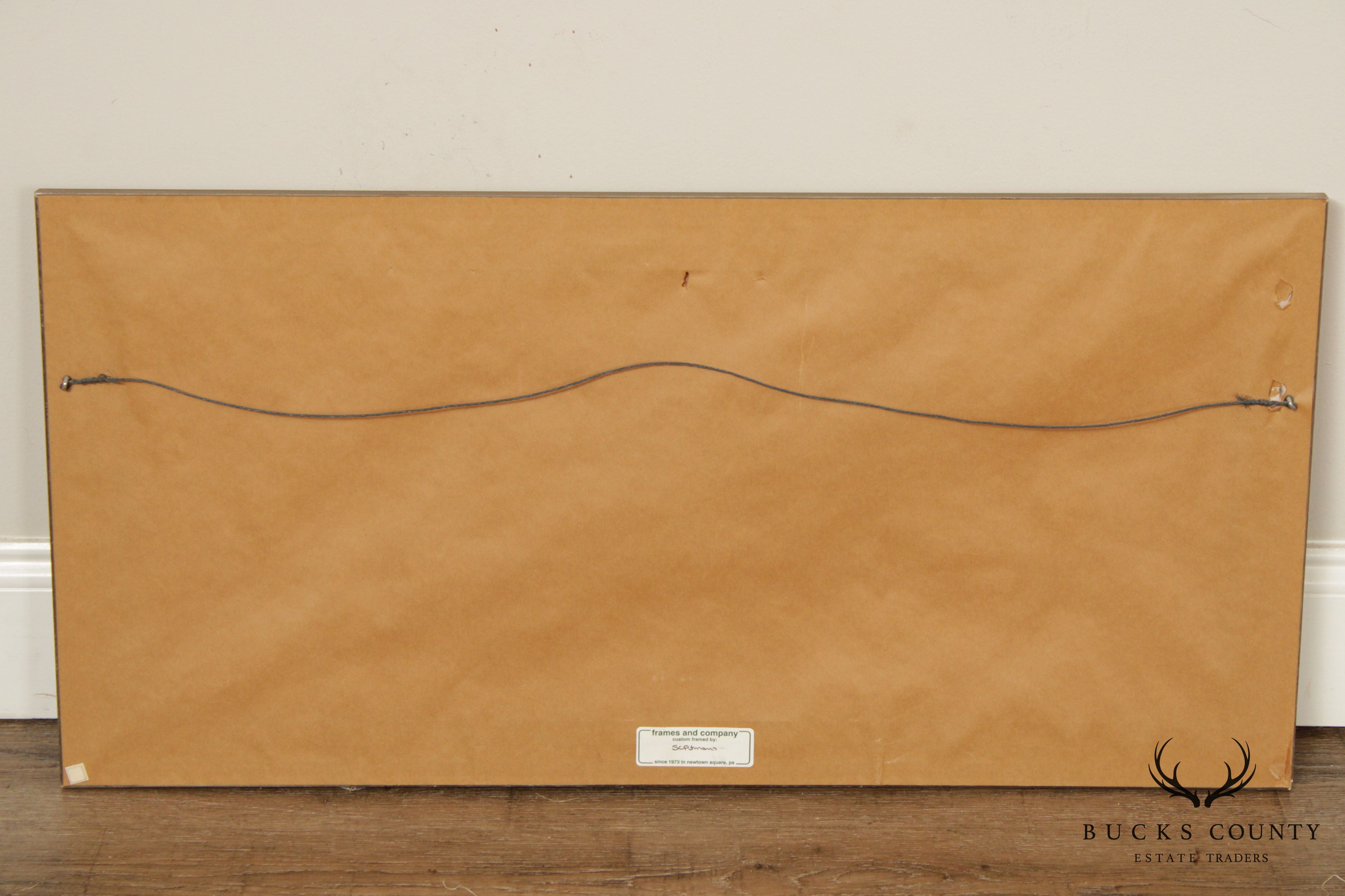 Dori Spector 'Farm House Landscape' Original Oil Painting