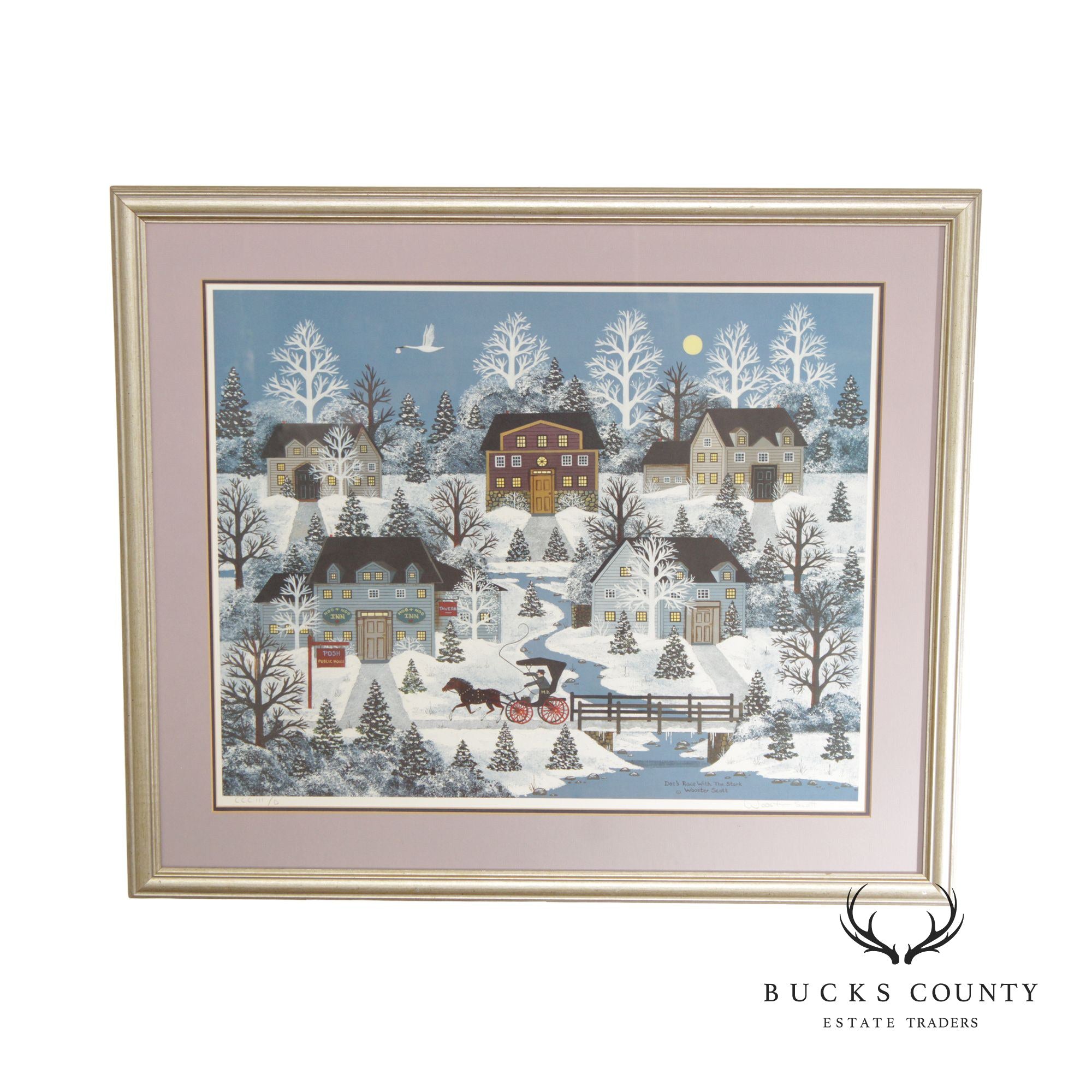 Jane Wooster Scott 'Doc's Race with the Stork' Limited Edition Art Print