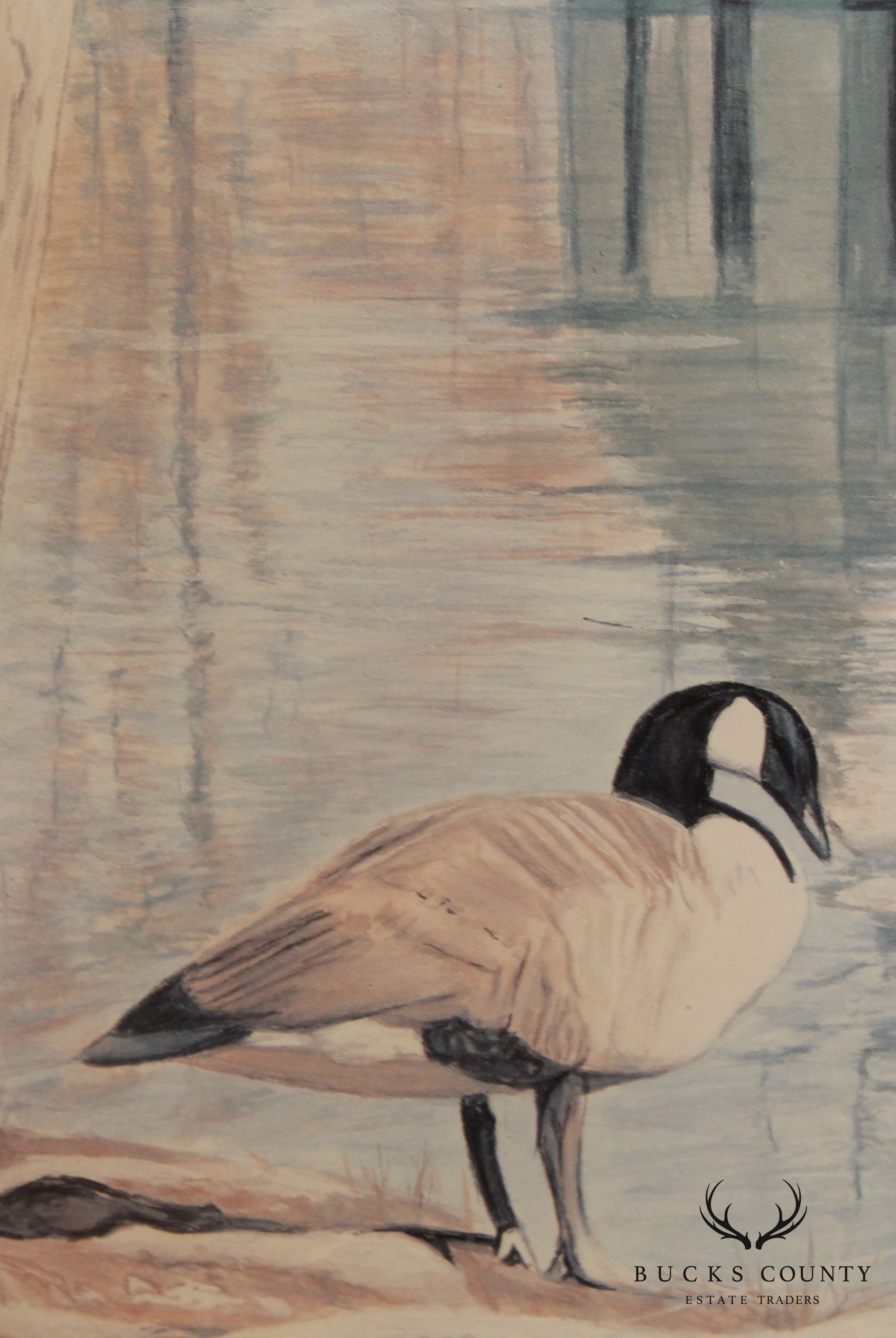 Nancy Weiser Pencil Signed Framed Print of Yardley Library