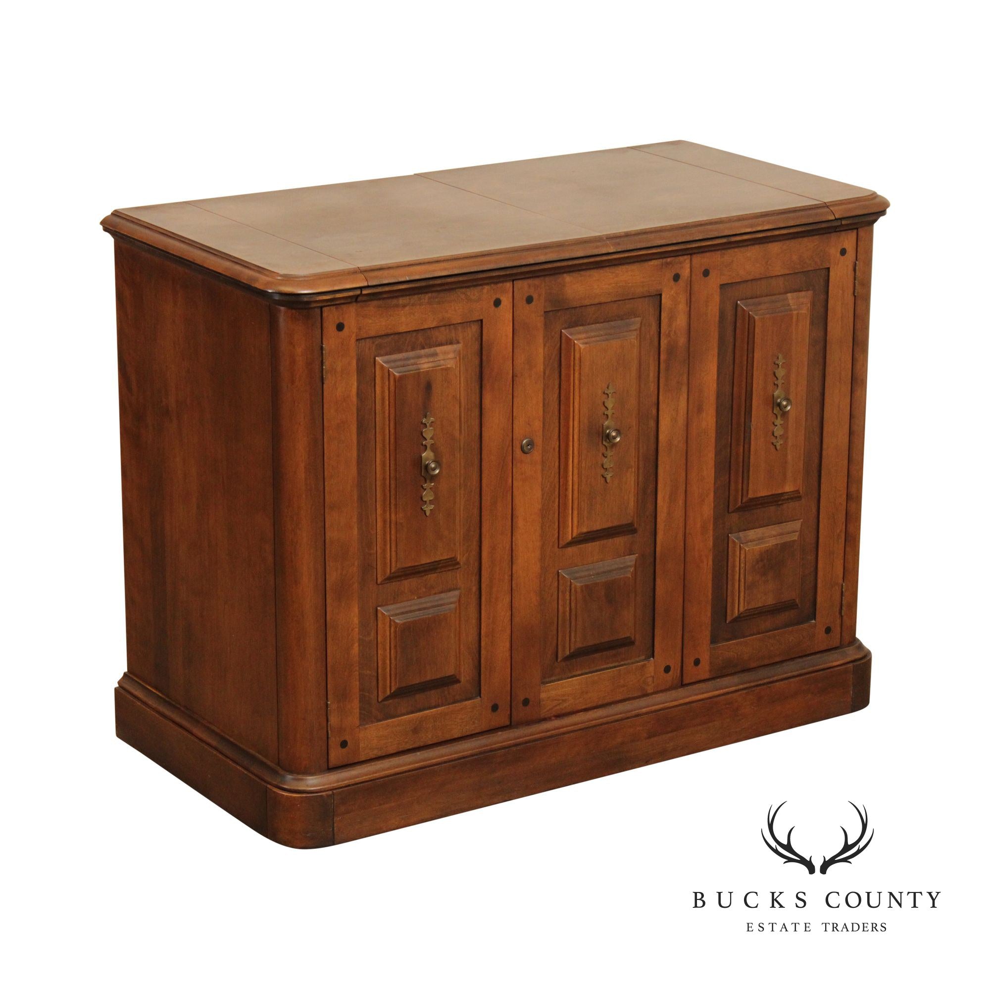 Temple Stuart Vintage Maple Flip-Top Server Bar