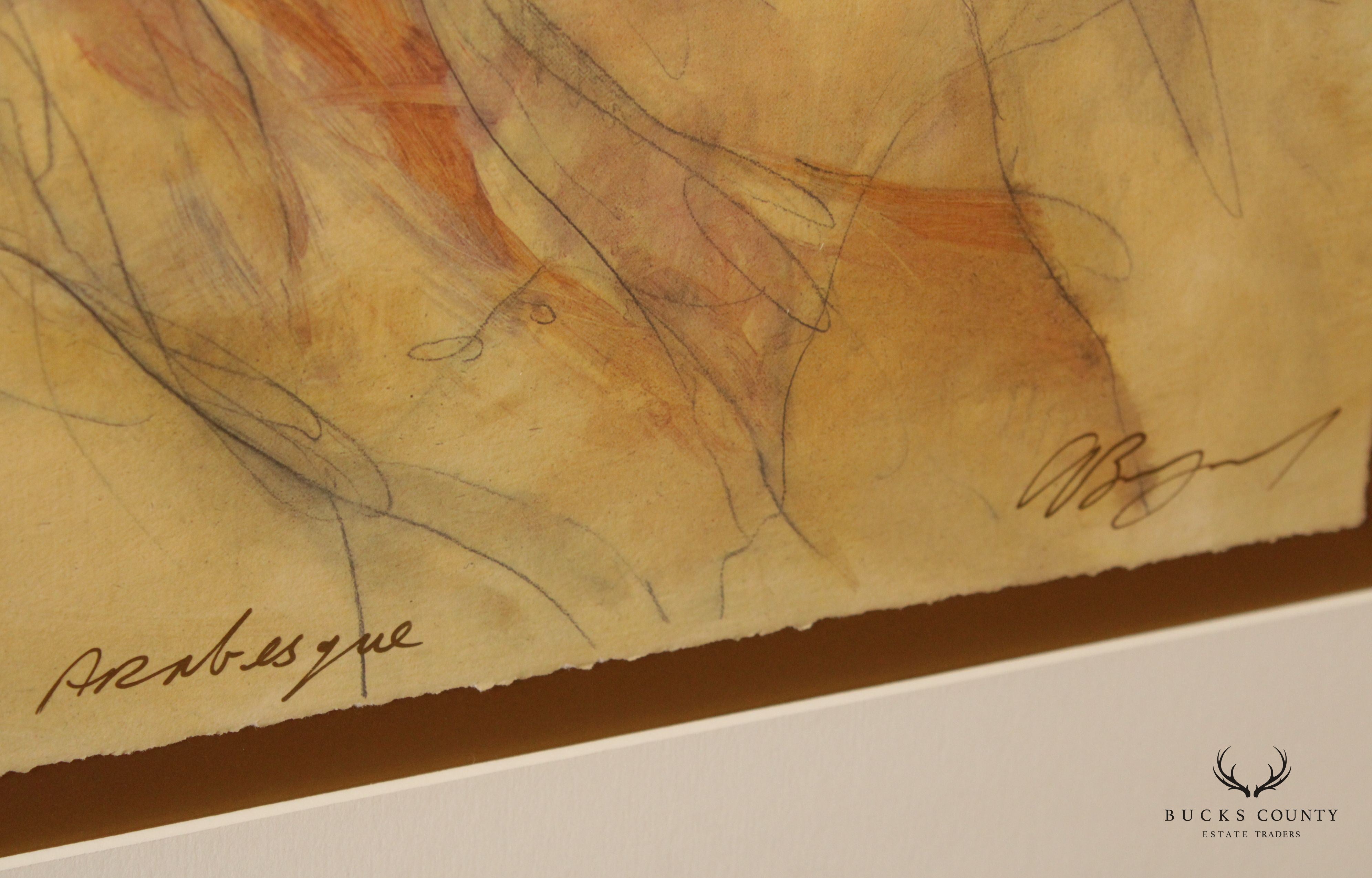 Gary Benfield 'Arabesque' Seriolithograph Print, Signed