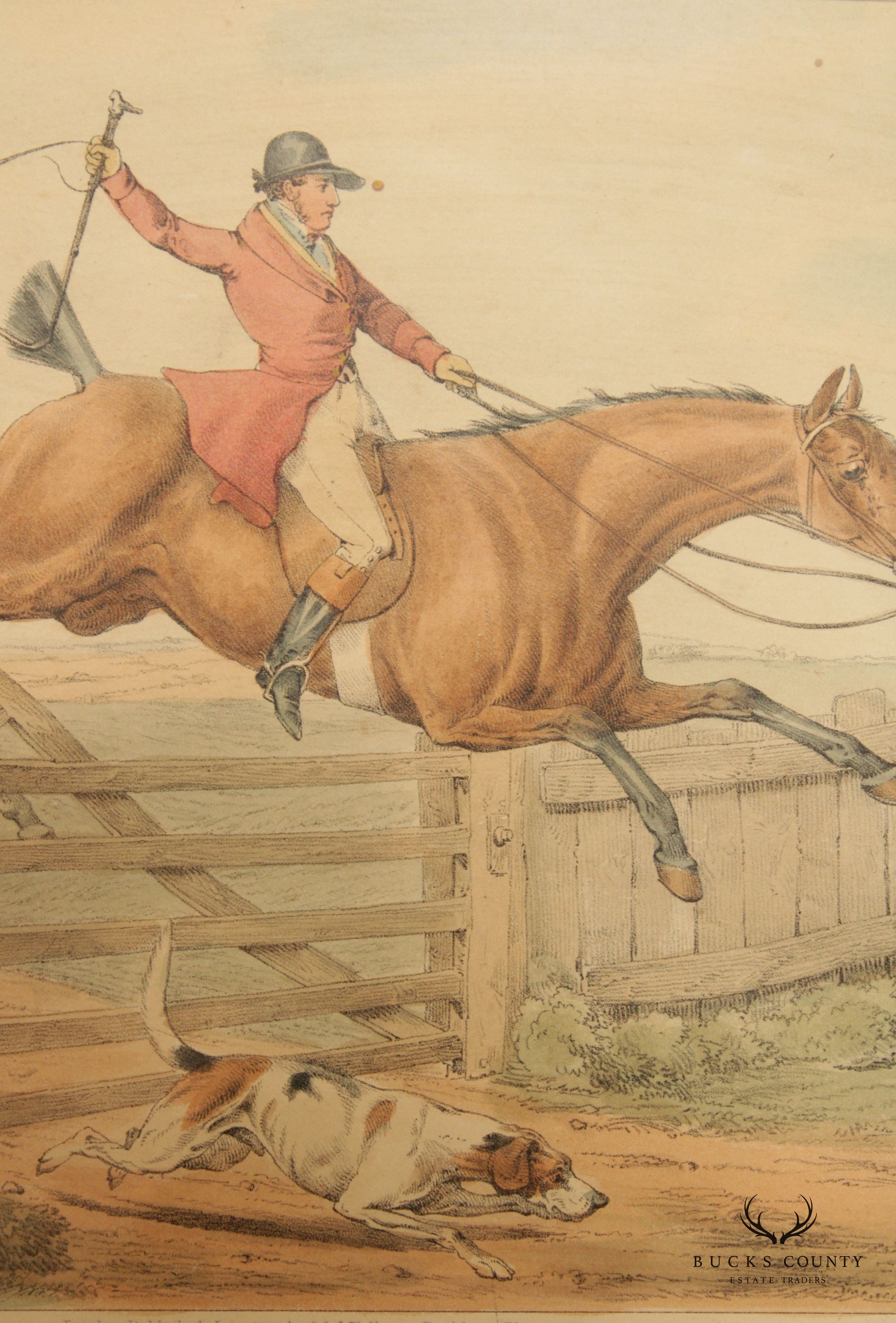 Antique English Aquatint 'The Right Sort', after Henry Thomas Alken