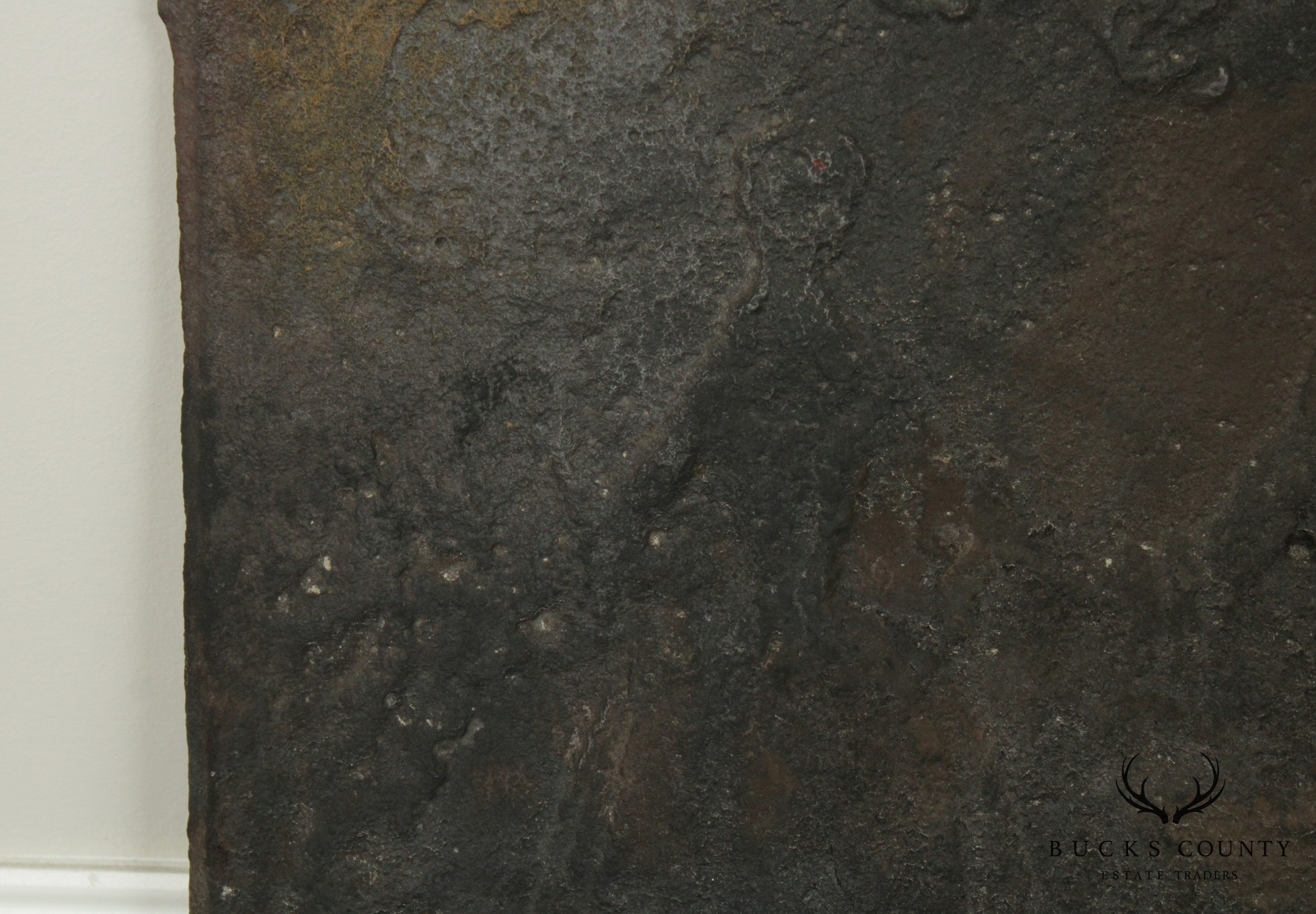 Vintage Cast Iron Fireback