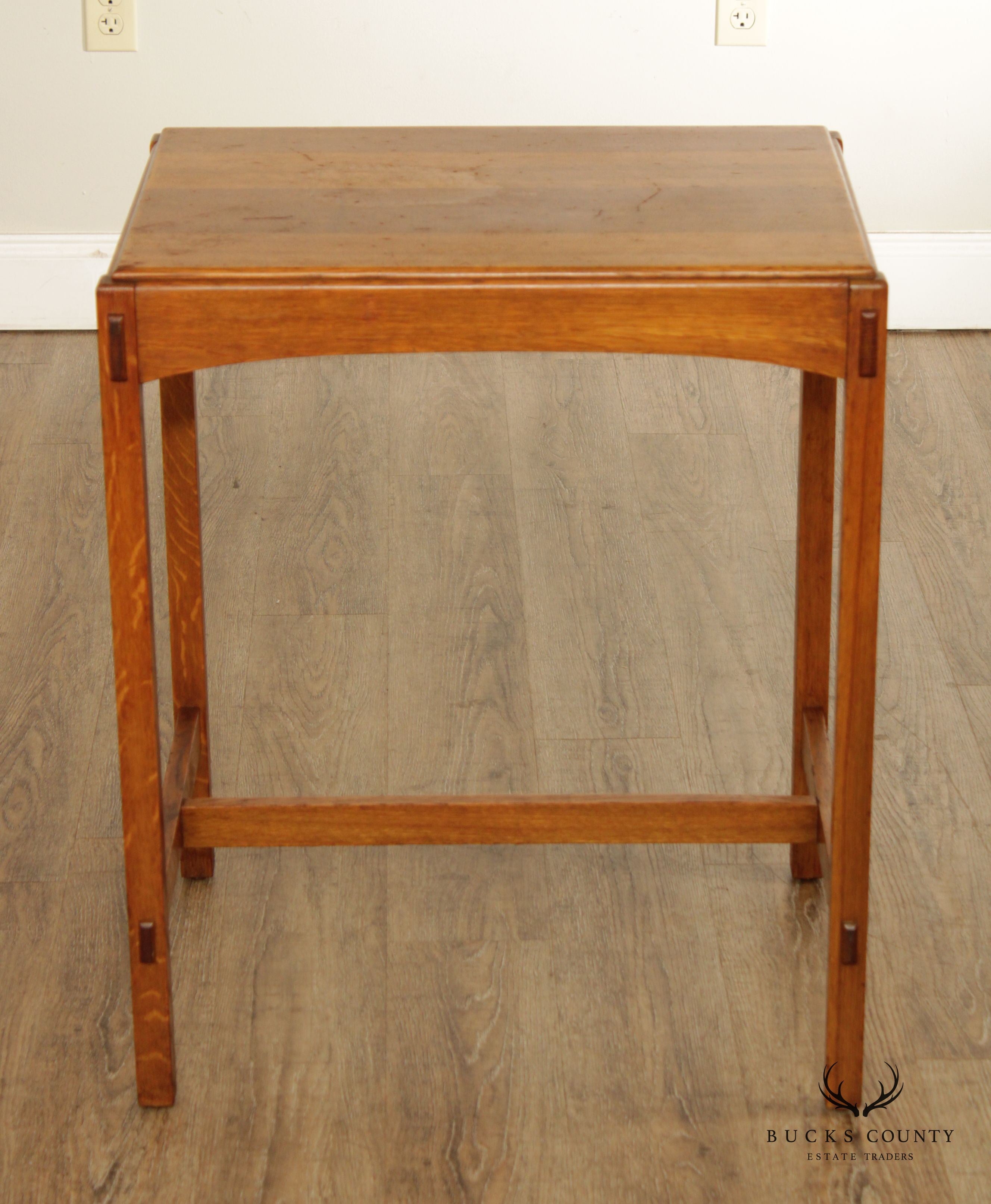 Limbert Antique Arts & Crafts Mission Oak Table