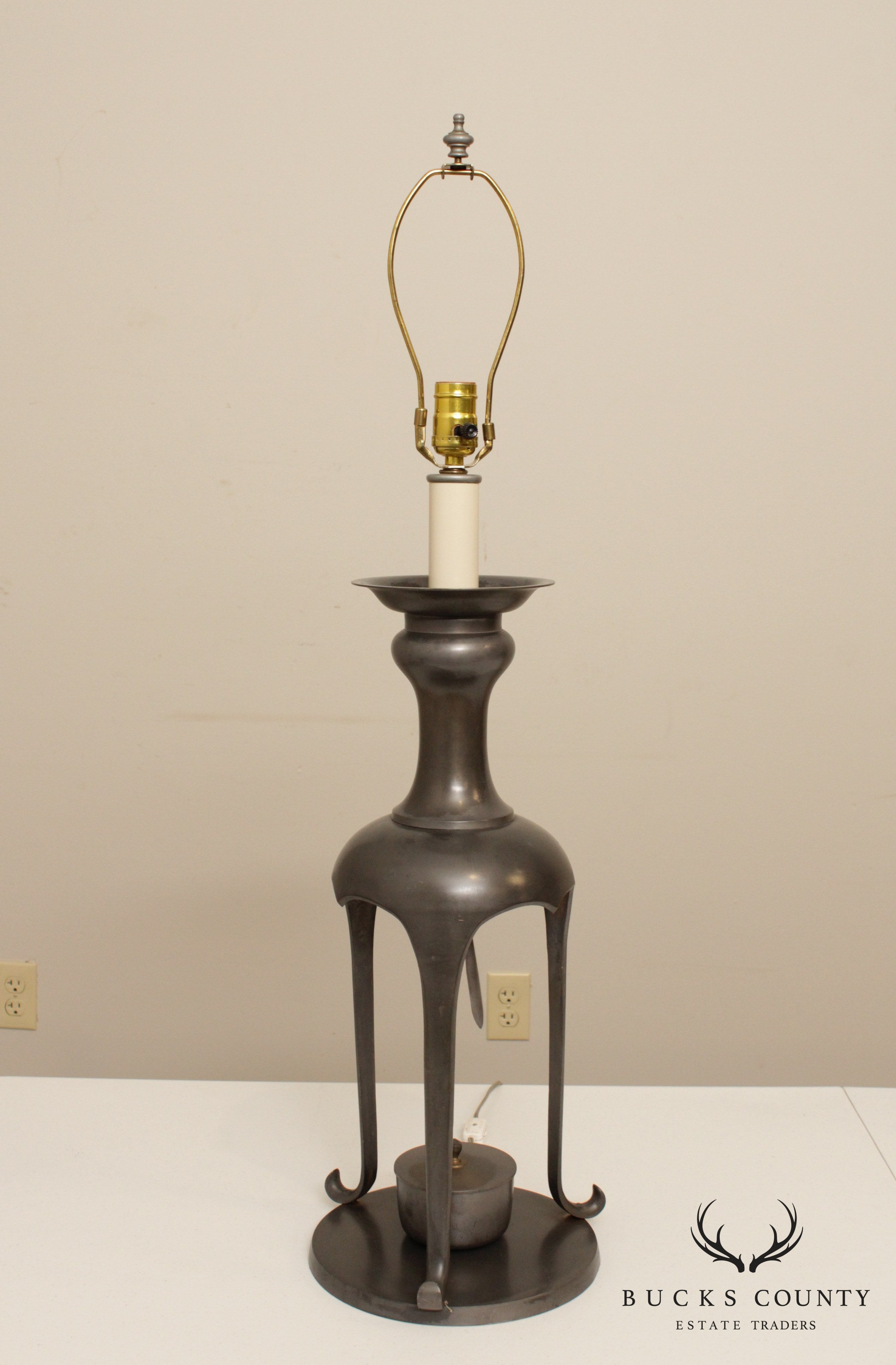 Mid Century Modern James Mont Style Pair Table Lamps