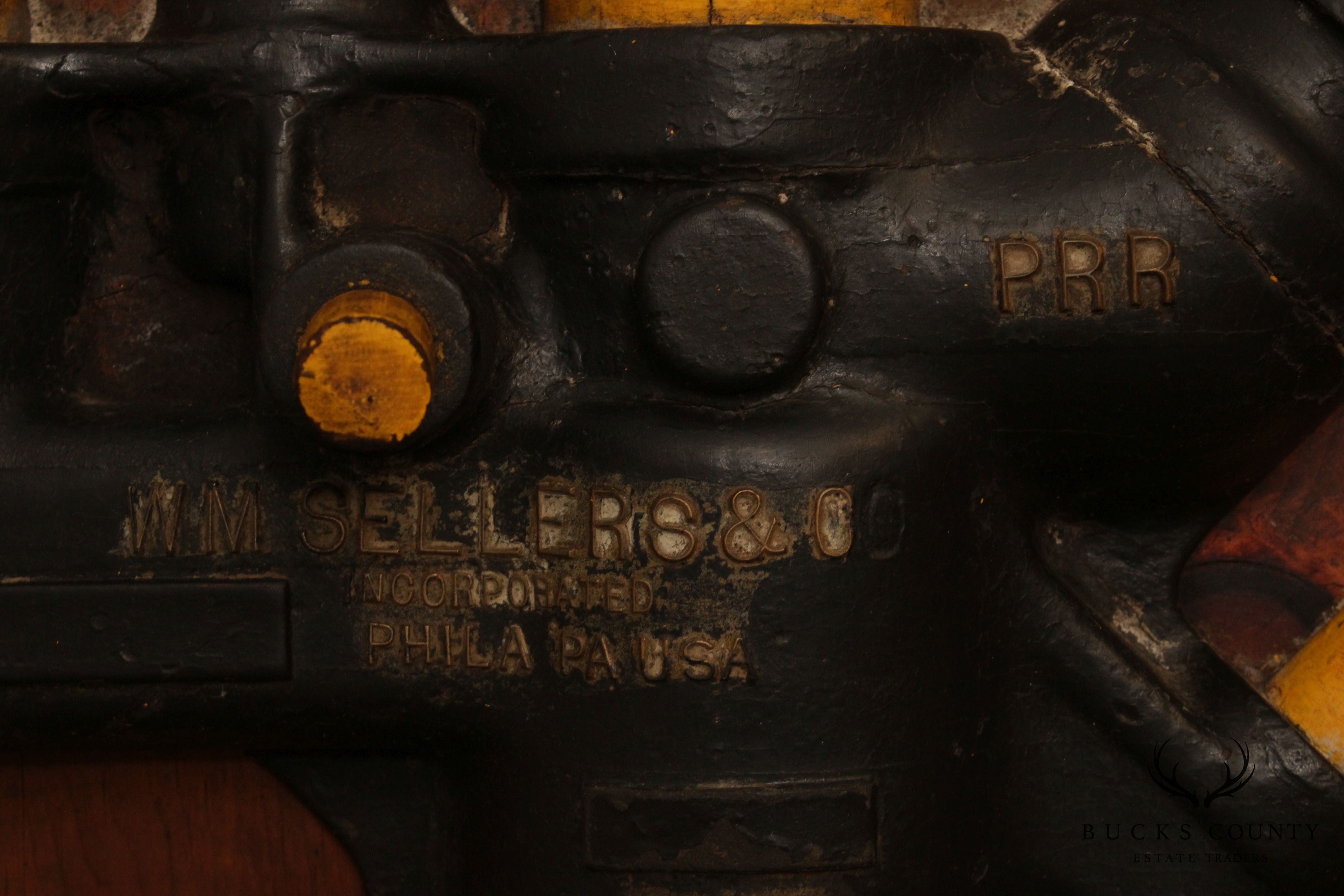 Pair of Vintage Industrial Assemblage Art