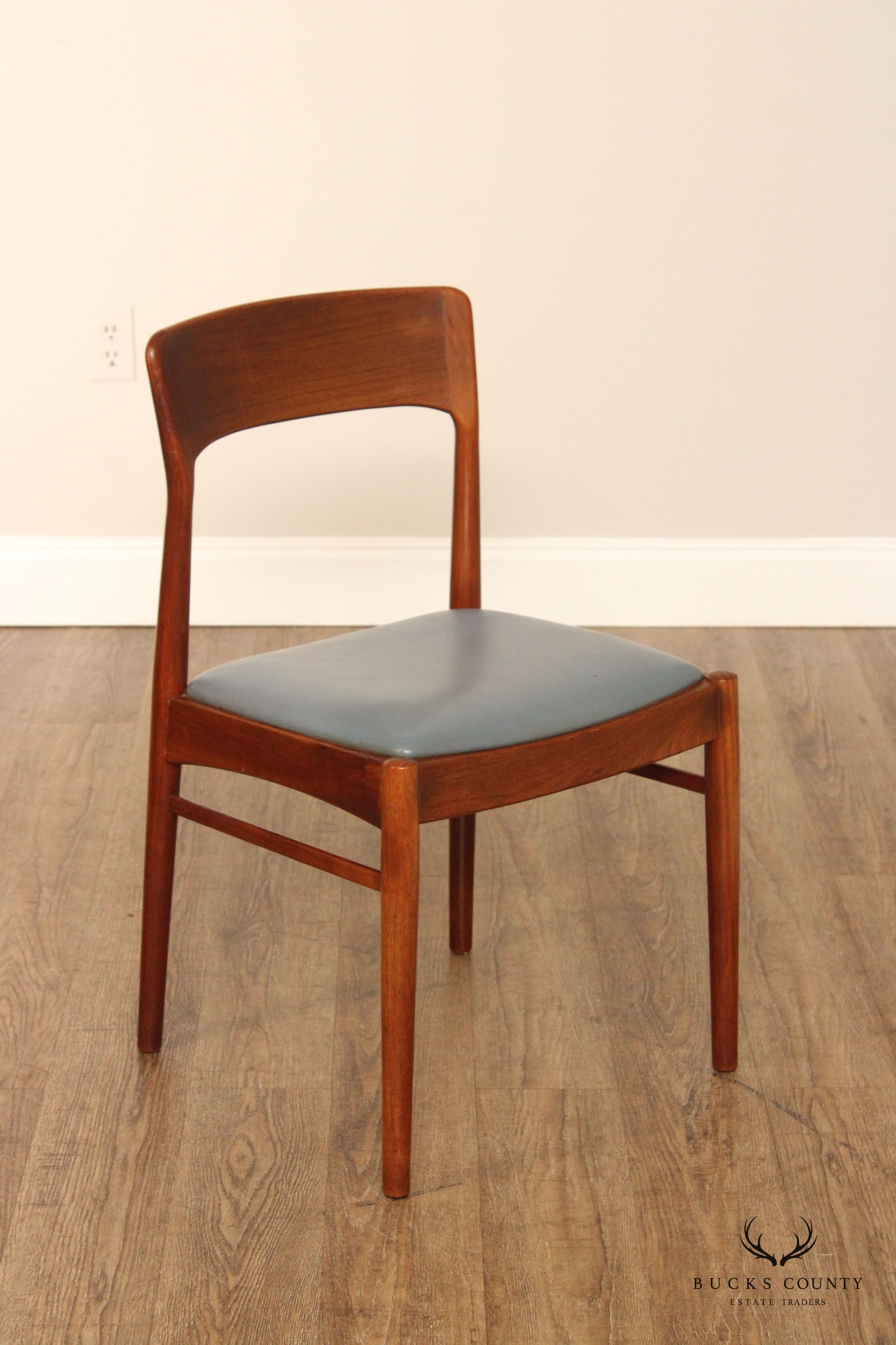 K.S. Møbler Danish Modern Set of Four Teak Dining Chairs