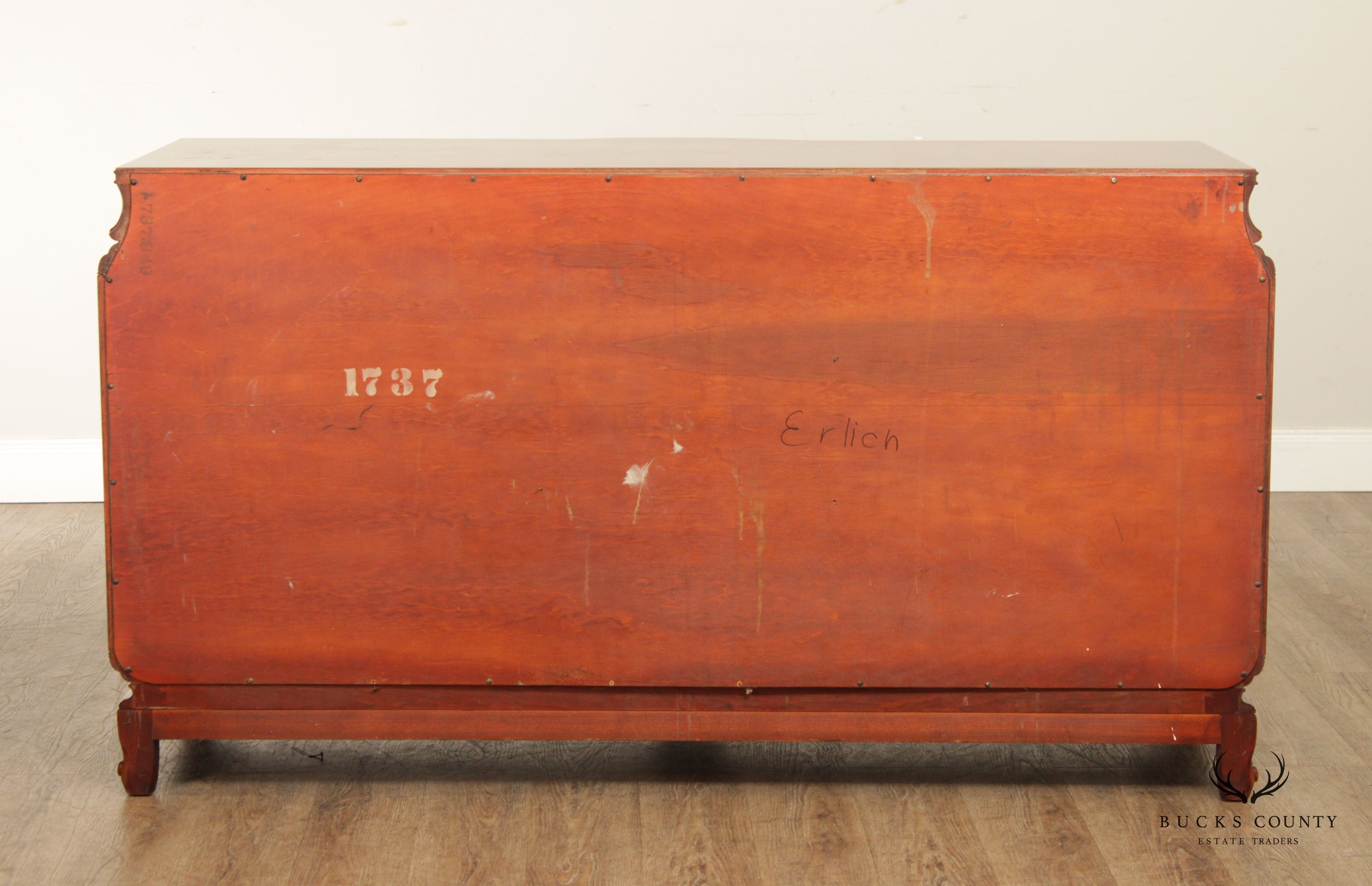 Chinese Chippendale Style Mahogany Chest of Drawers