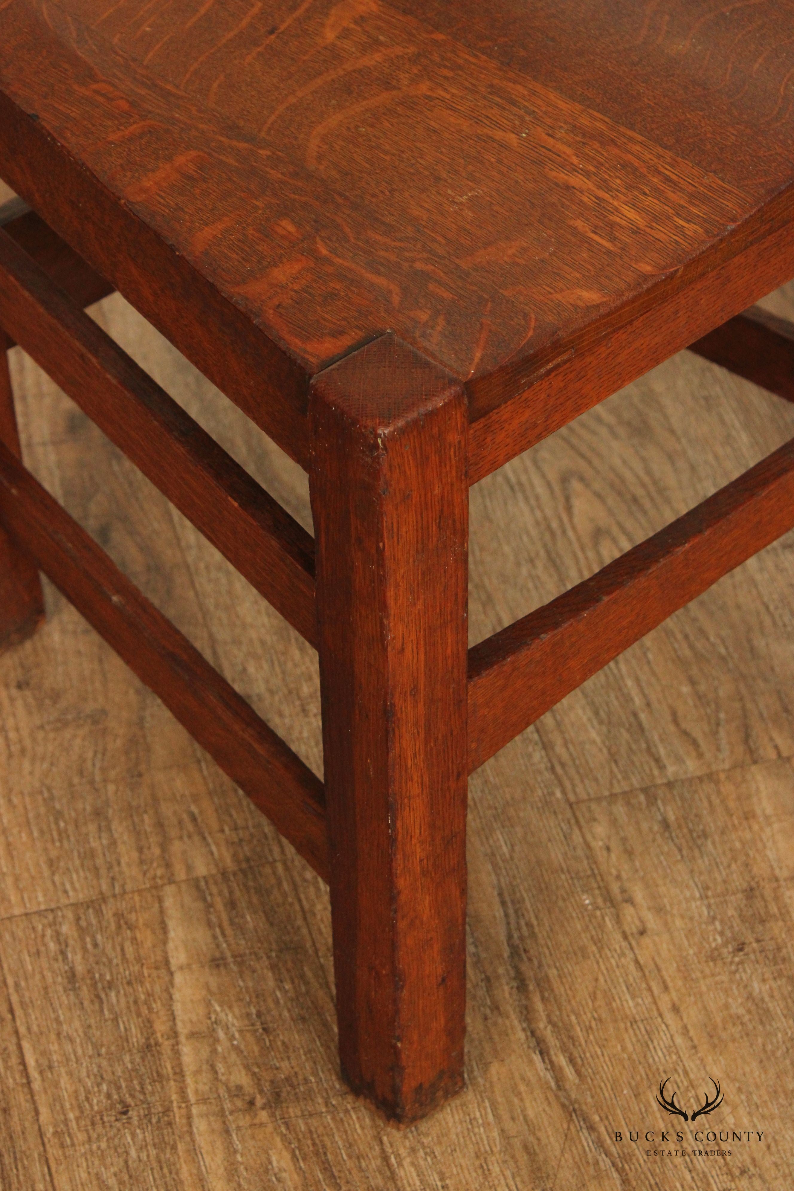 Stickley Brothers Quaint Furniture Mission Oak Side Chair