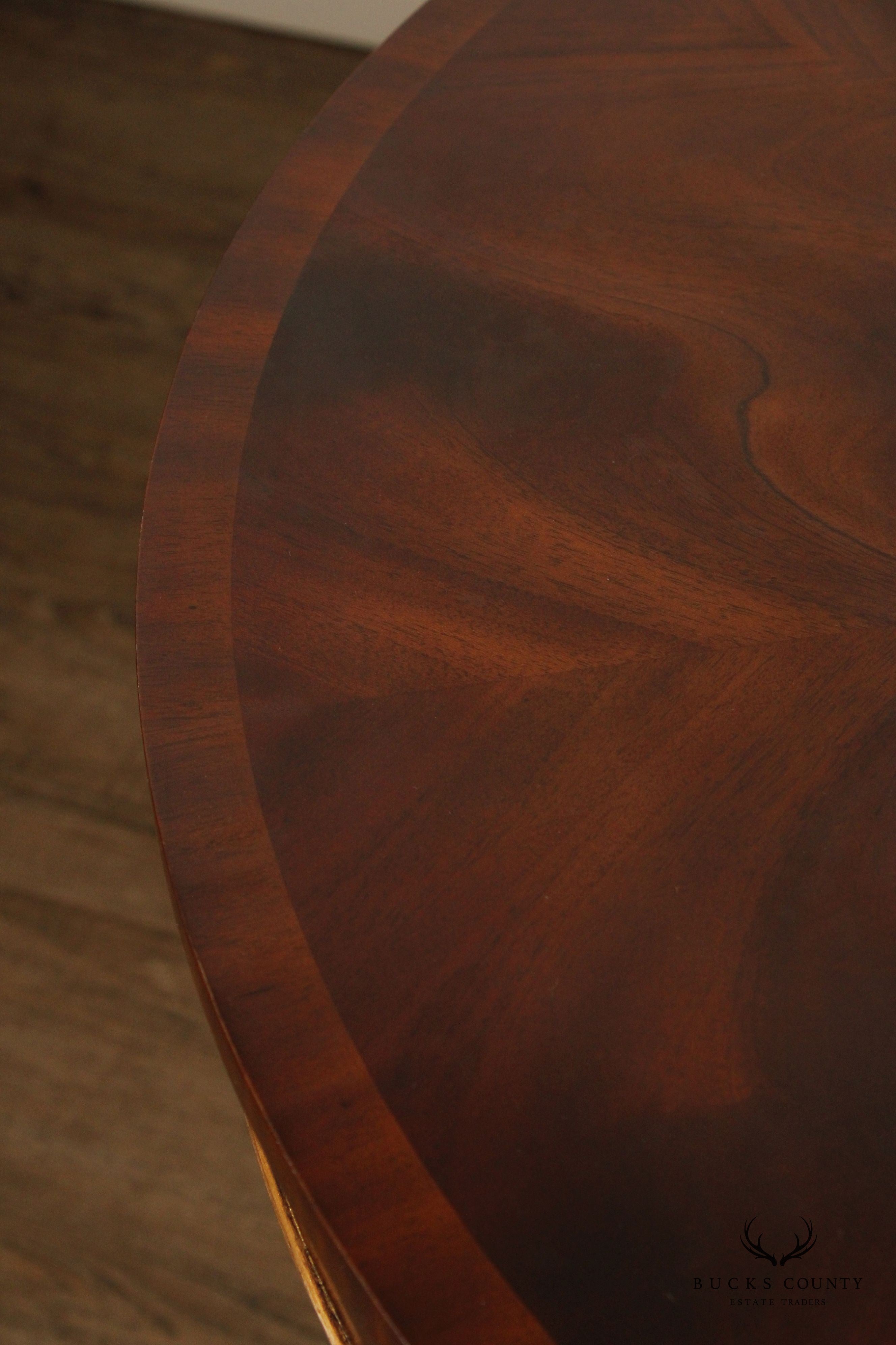 Maitland Smith French Empire Style Partial Gilt Mahogany Center Table