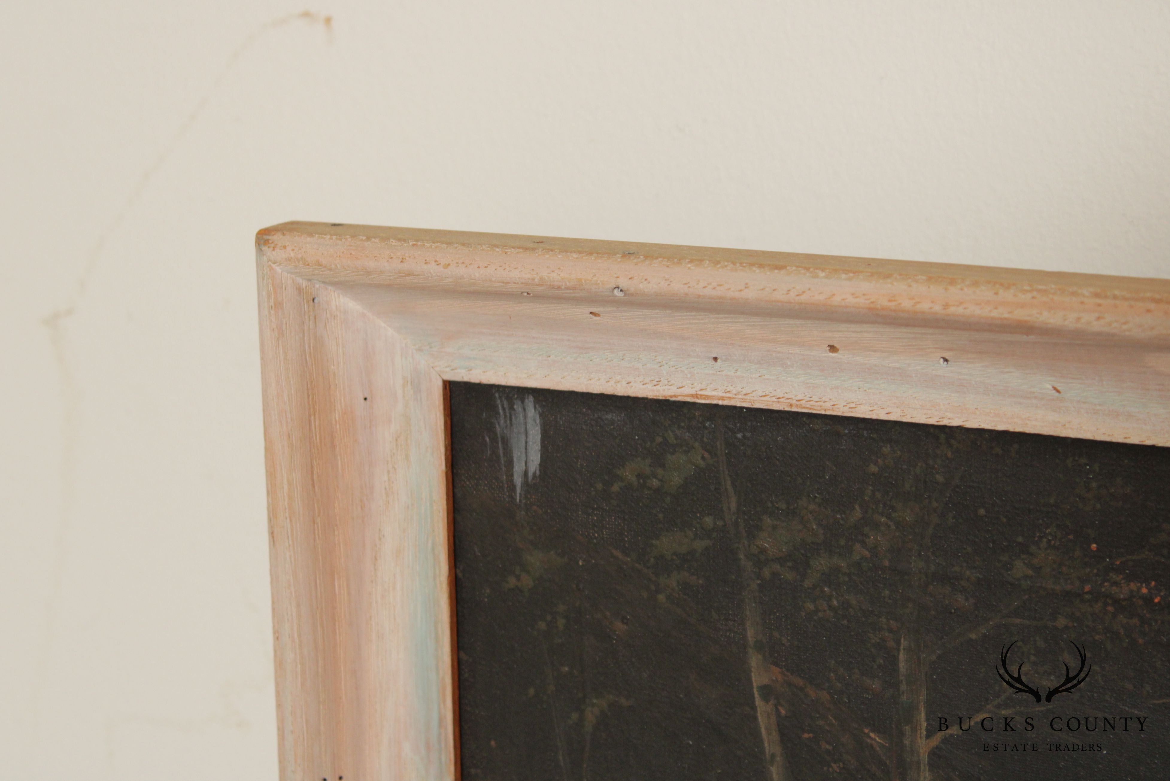 Early 20th C. Native American Oil Painting