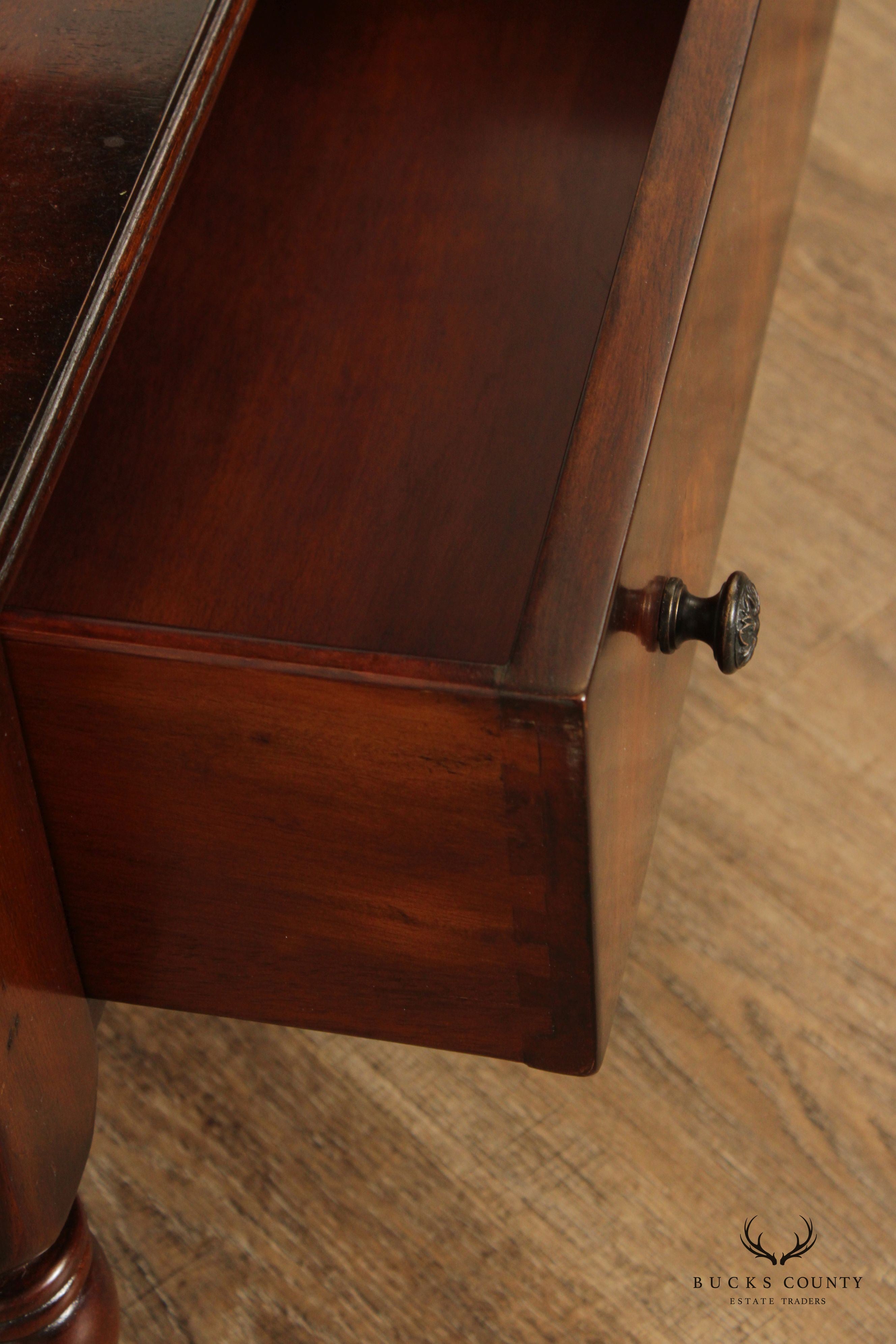 Hickory White Regency Style Mahogany Side table