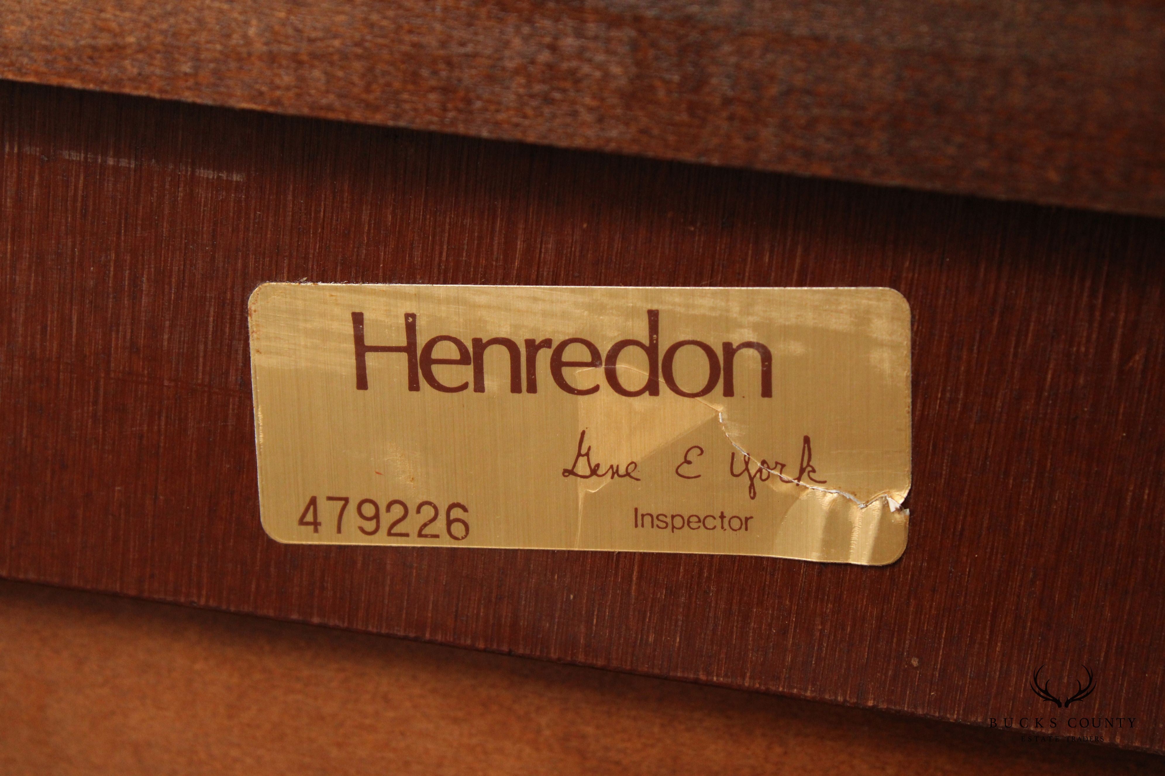 Henredon Chinoiserie Decorated Mahogany Side Table