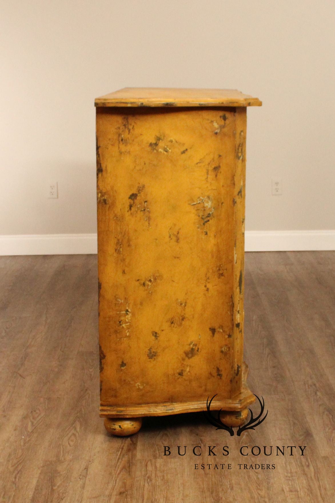 Guild Master Large Distressed Painted Three-Drawer 'Duchess Chest'