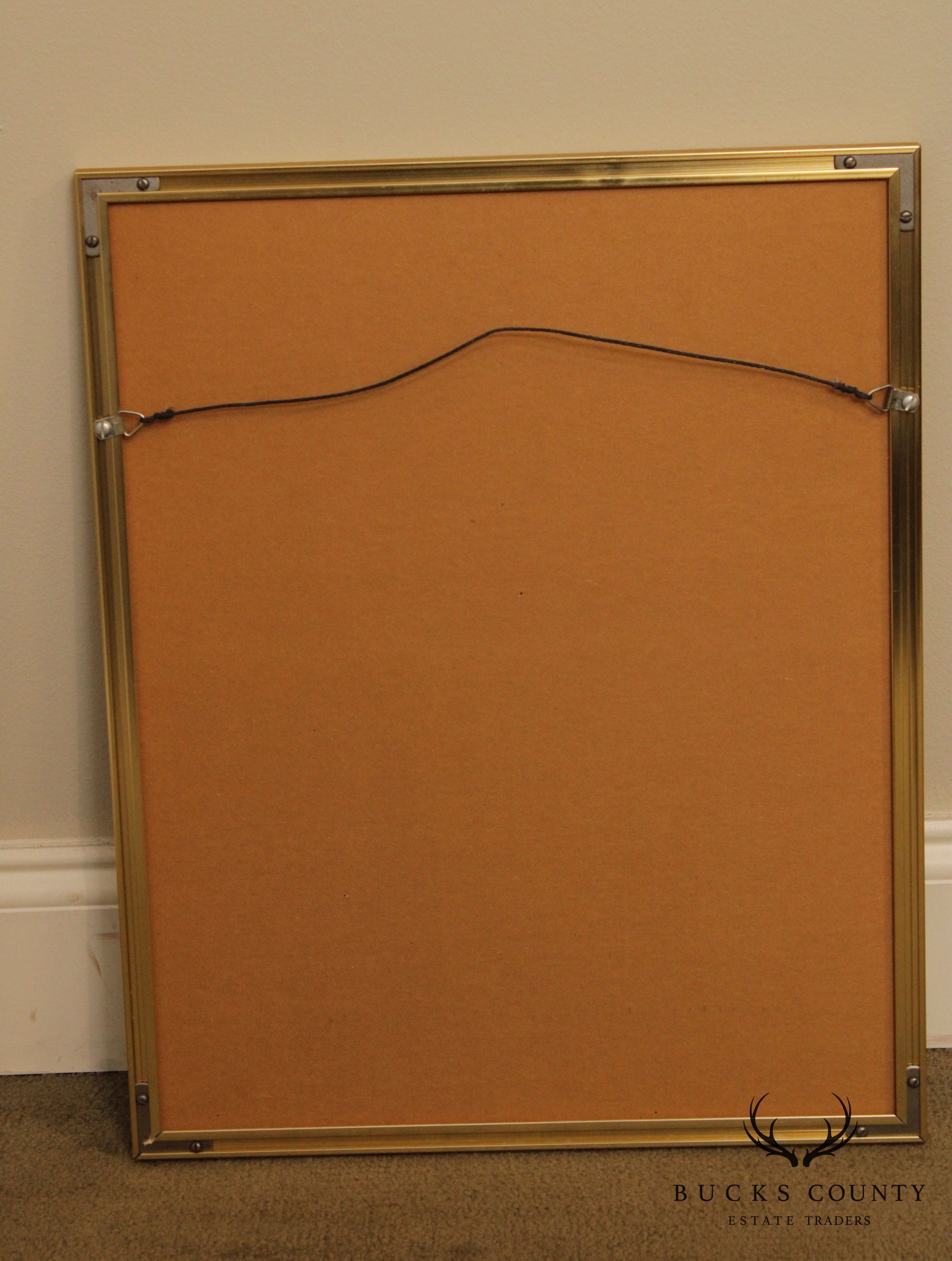 Jovan Obican Penal Signed Framed Lithograph