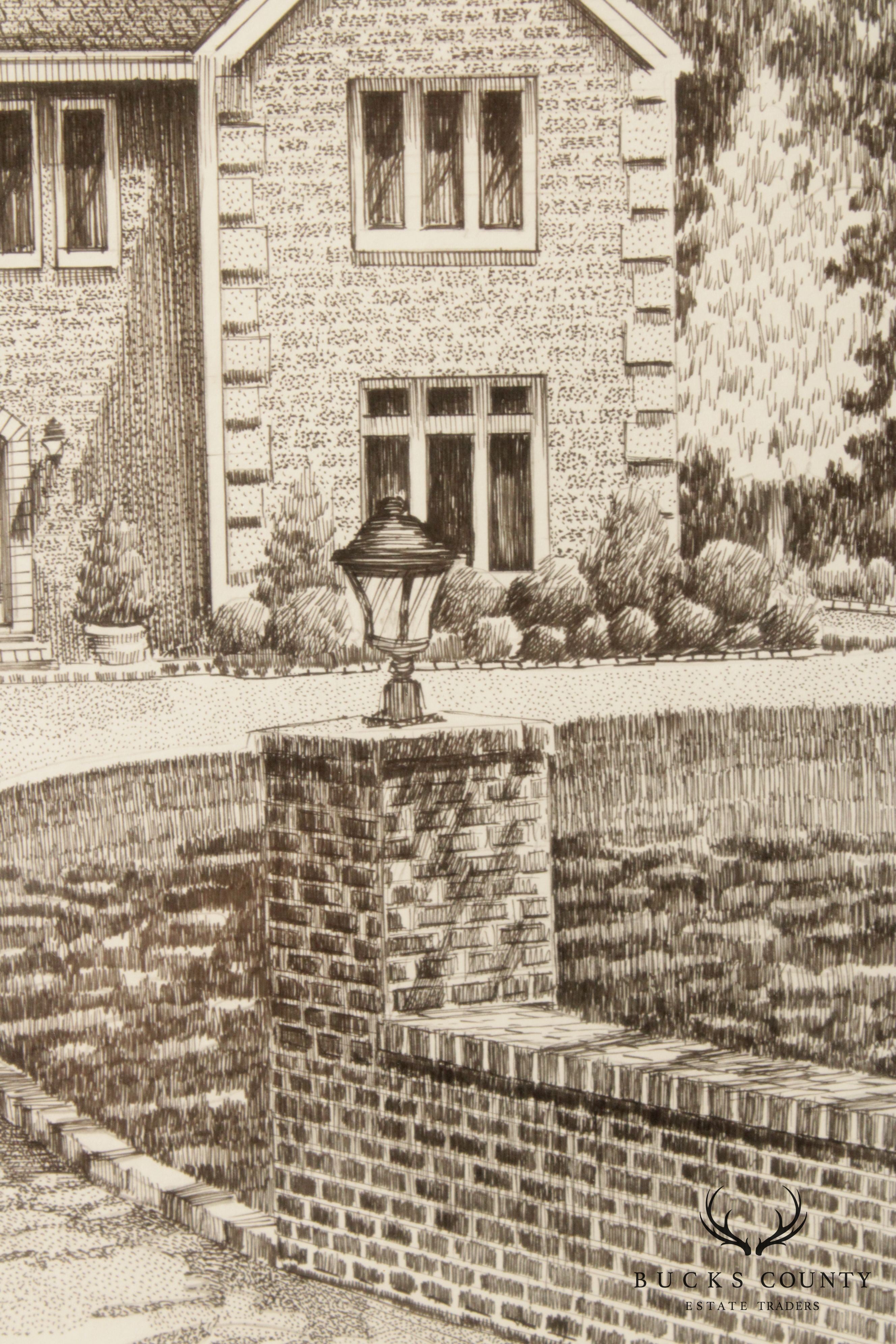Contemporary Stacy Sideris, Pen and Ink Drawing