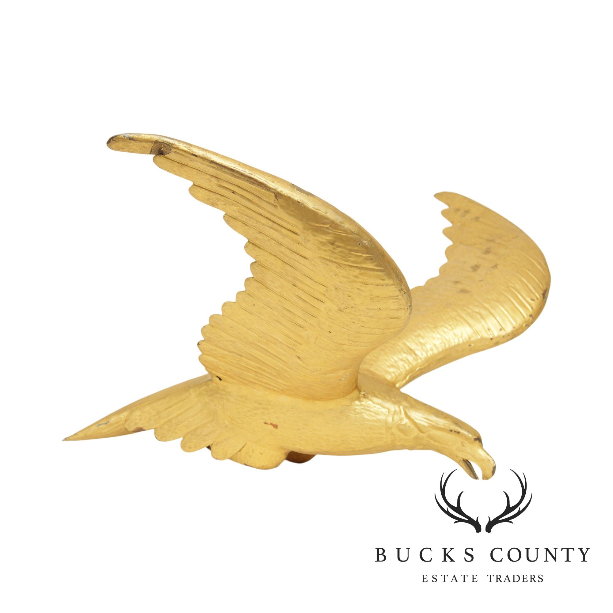 Large Cast Metal Eagle