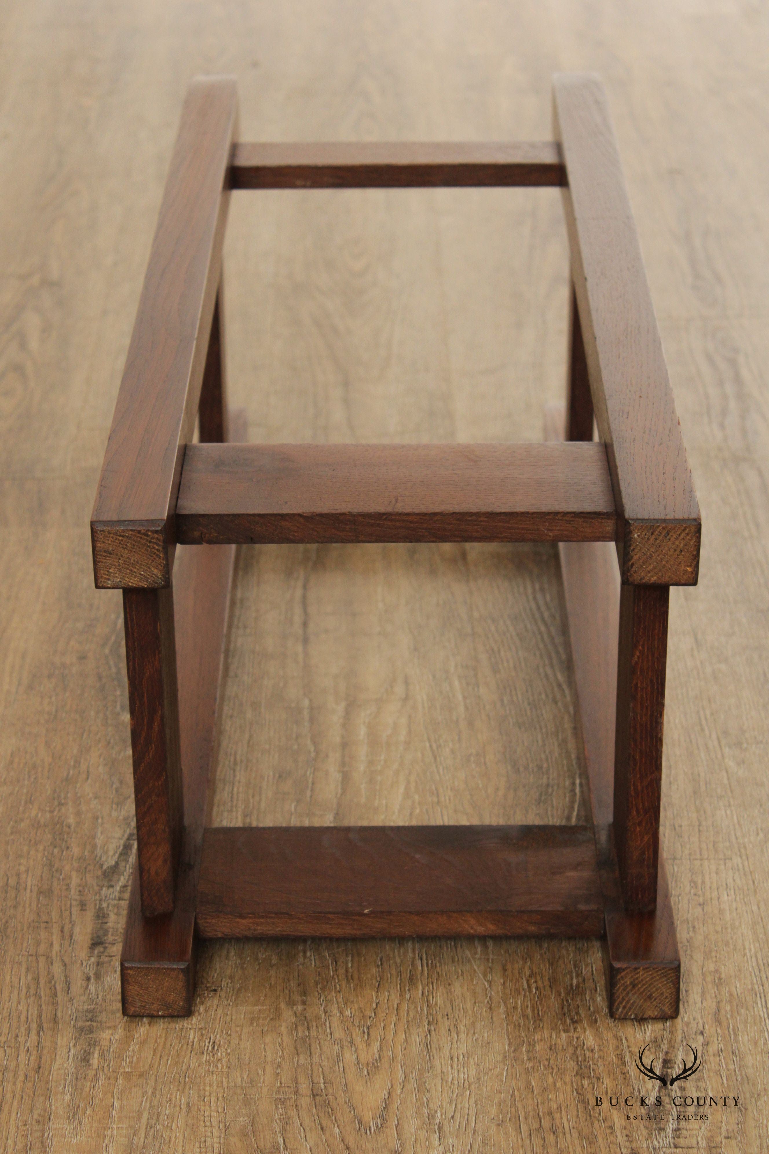 Custom Quality Mission Oak Umbrella Stand